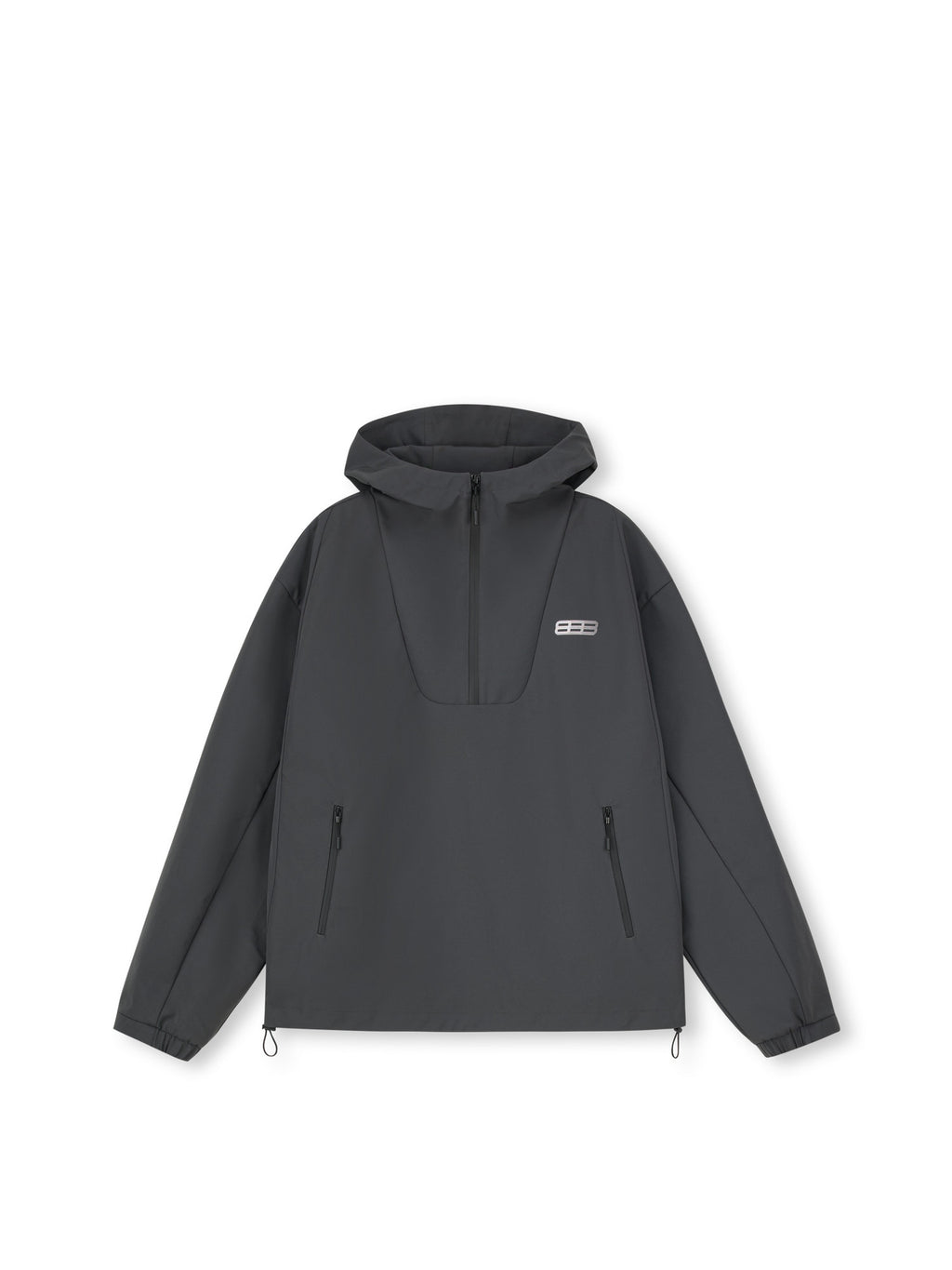 FPA Half-Zip Hooded Shell Jacket – Chinese Streetwear Trend, Three-Proof Outdoor Sports Windbreaker for Hiking