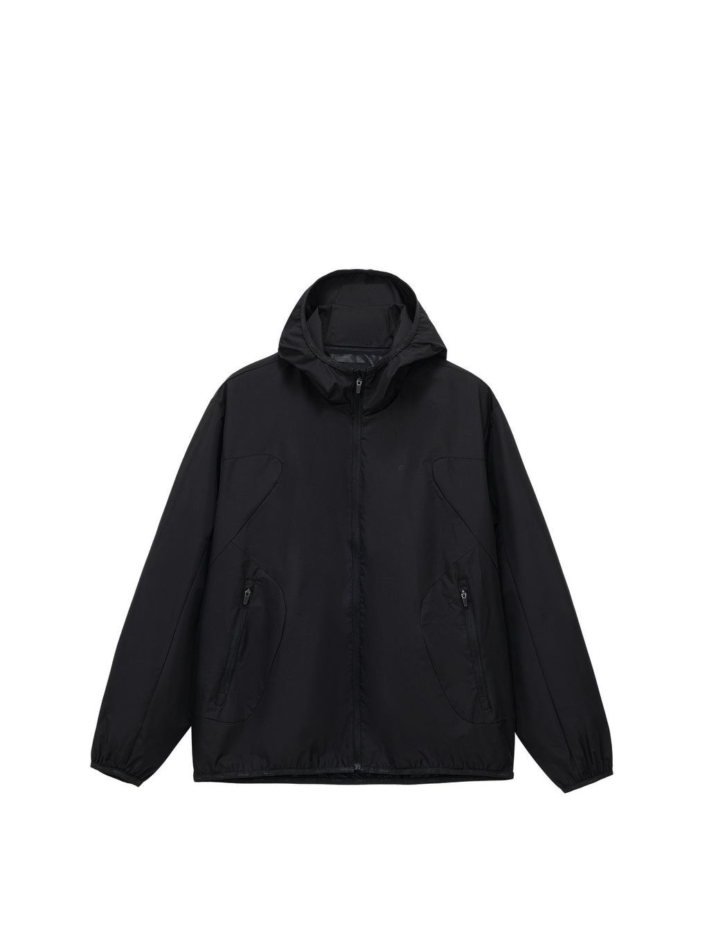 FPA Split Panel Sports Jacket – Chinese Streetwear Outdoor Unisex Short Fit Casual Thin Hooded Coat for Spring/Autumn