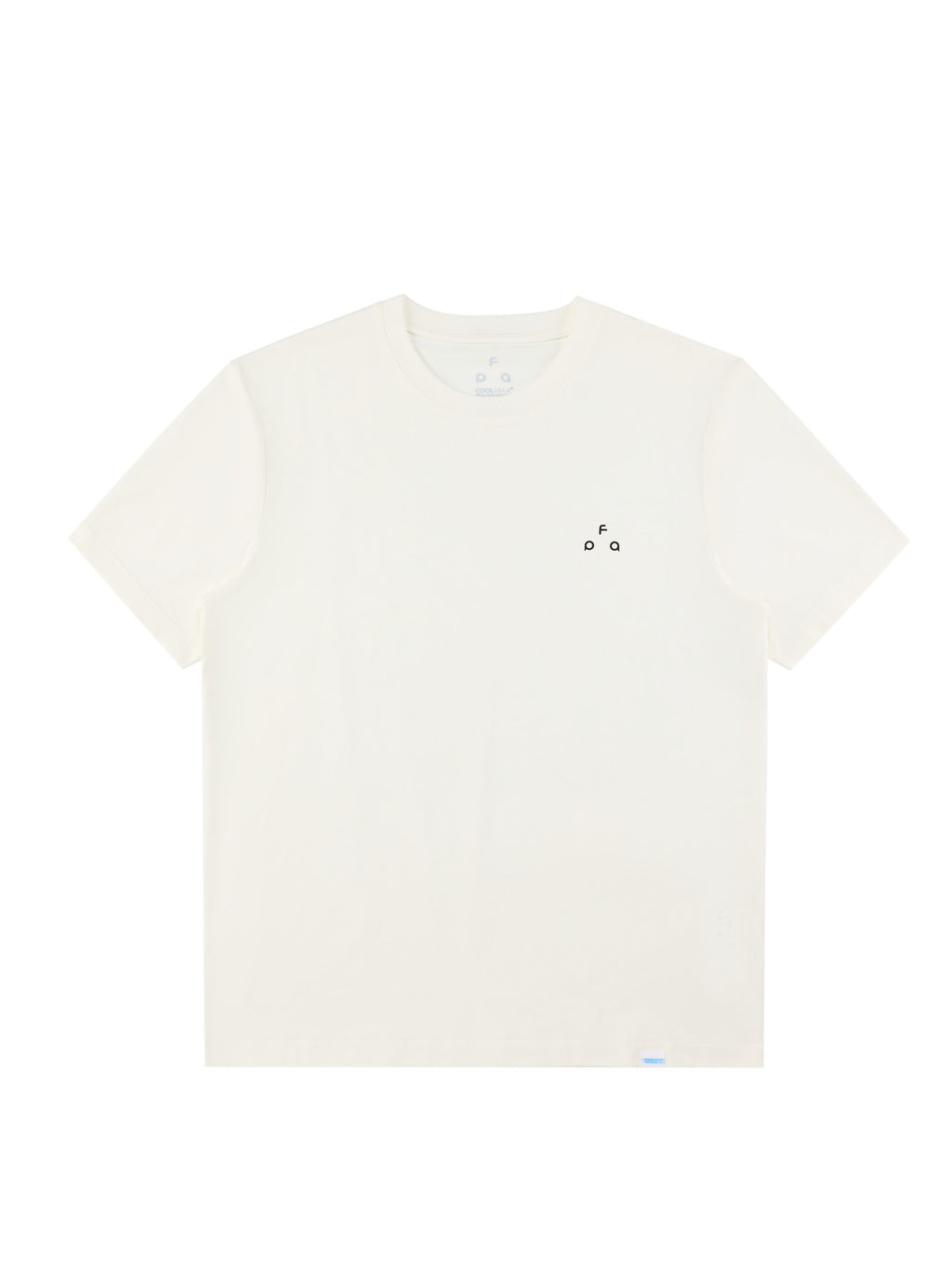 FPA Small Triangle Logo COOLMAX Short Sleeve Summer Casual Premium Basic Logo Couple Round Neck T-Shirt