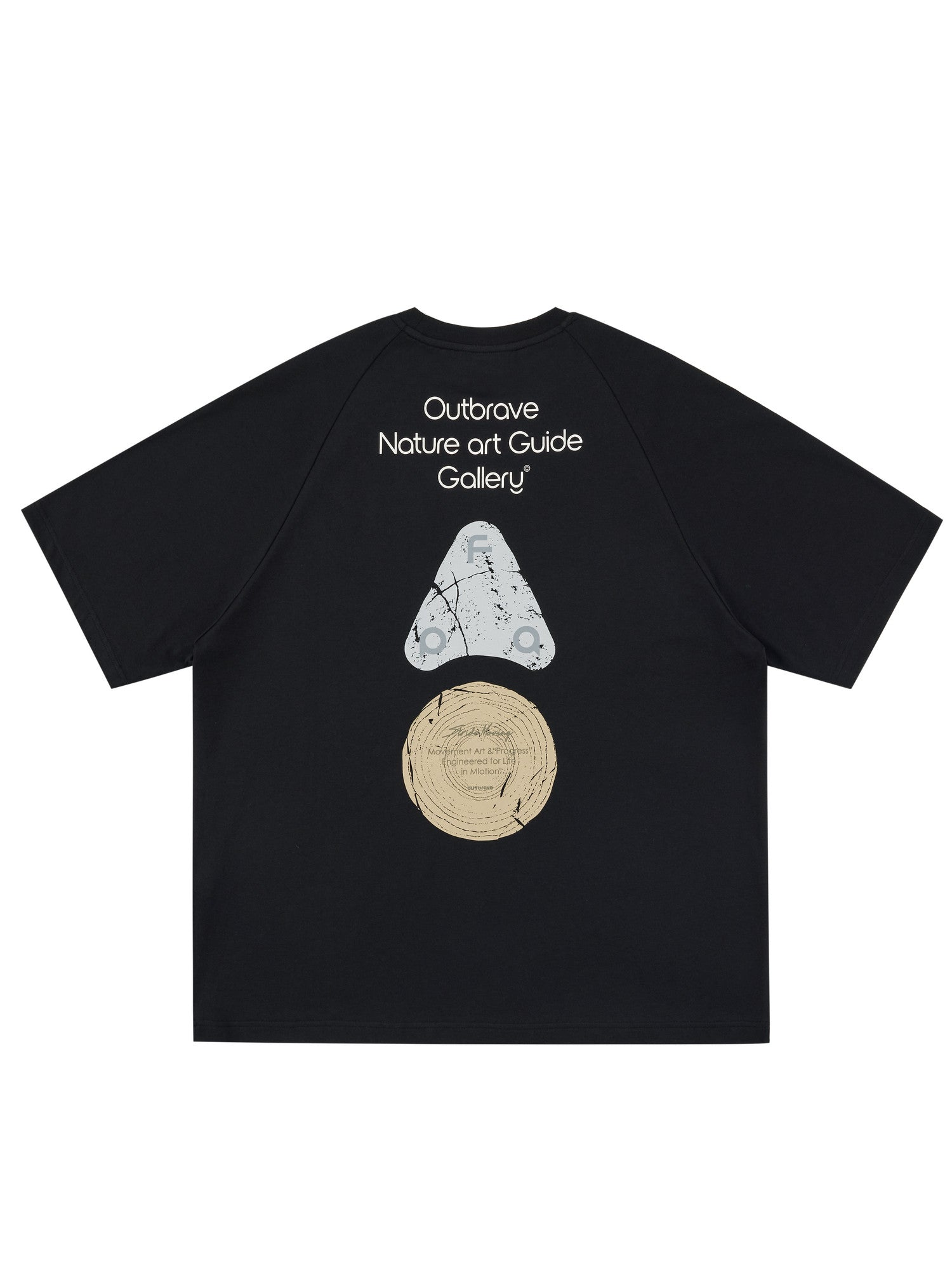 FPA Natural Elements Triangle Graphic Short Sleeve T-Shirt for Outdoor Sports, Quick-Dry Cool Touch Crew Neck Tee