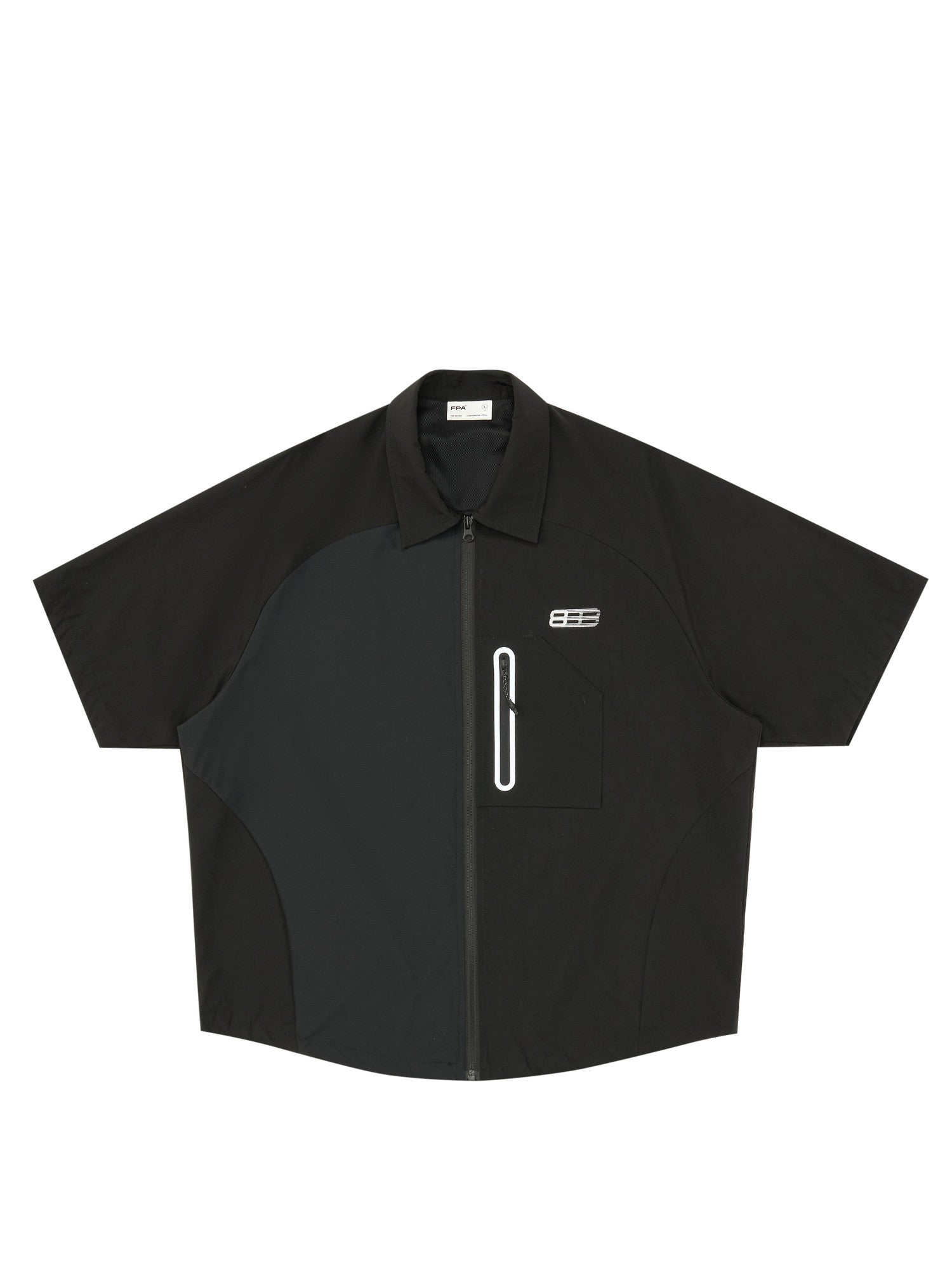 FPA Outdoor Water-Repellent Taped Seam Waterproof Zipper Short-Sleeve Shirt