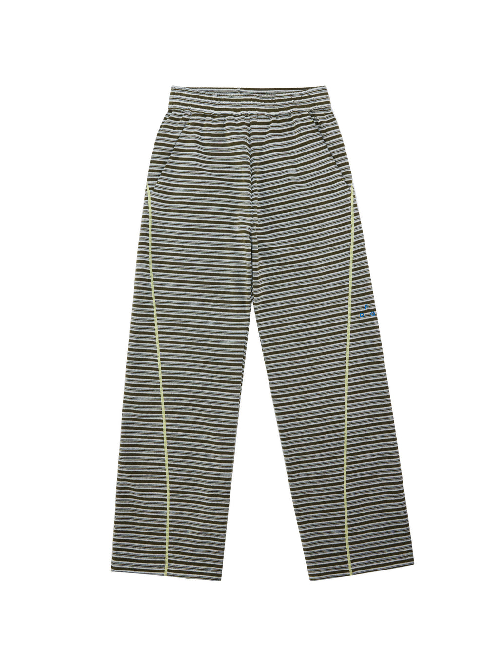 FPA Outdoor Relaxed Striped Pants – Loose Straight-Leg Retro Contrast Color Casual Trousers for Spring/Autumn