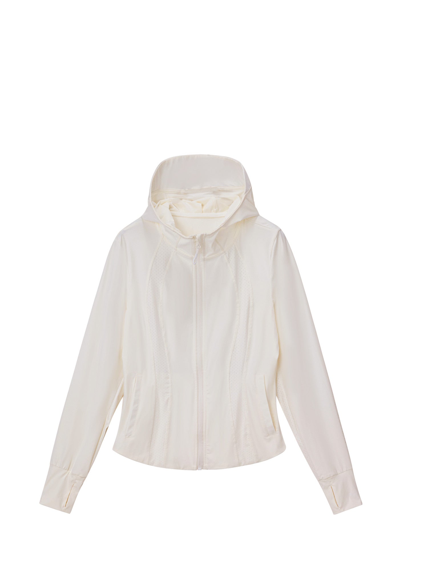 FPA Women's Breathable Mesh Paneled Athletic Jacket – Lightweight Hooded Outdoor Fitness Casual Long Sleeve