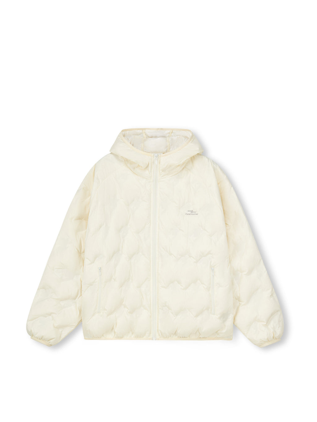 FPA 90% White Duck Down Houndstooth Lightweight Hooded Down Jacket - Loose Fit, Youth Style, Autumn/Winter