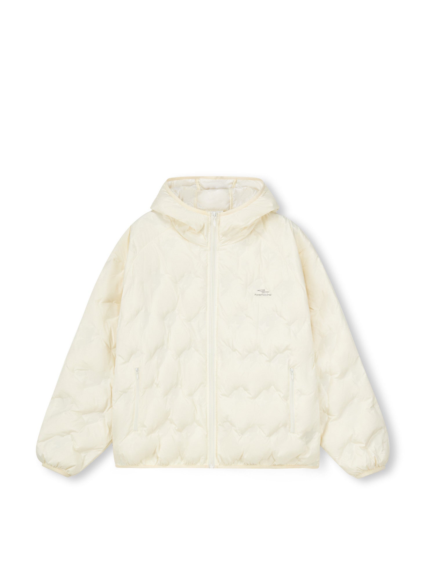 FPA 90% White Duck Down Houndstooth Lightweight Hooded Down Jacket - Loose Fit, Youth Style, Autumn/Winter