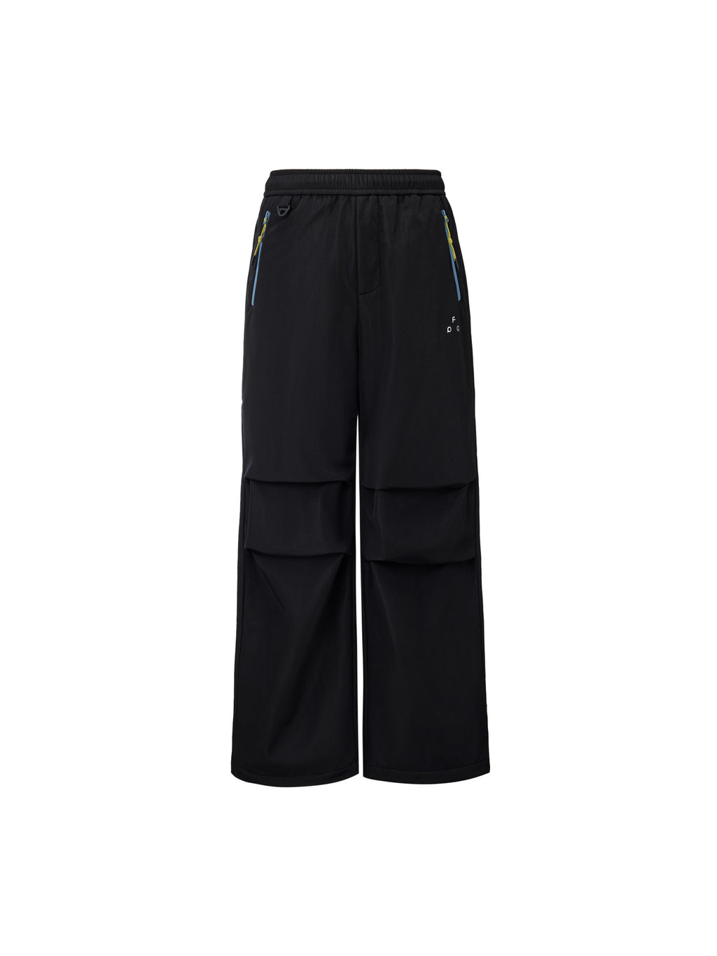 FPA Outdoor Color-Block Waterproof Zipper Thickened All-Season Paratrooper Pants, Spring/Autumn Athletic Straight-Leg Casual Pants for Men