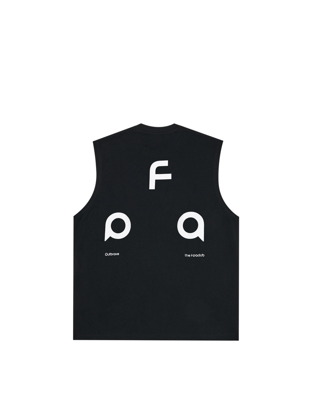 FPA Quick-Dry 7A Antibacterial Sleeveless Vest - Chinese Streetwear Trendy Loose Round Neck Printed Sports Fitness Tank Top
