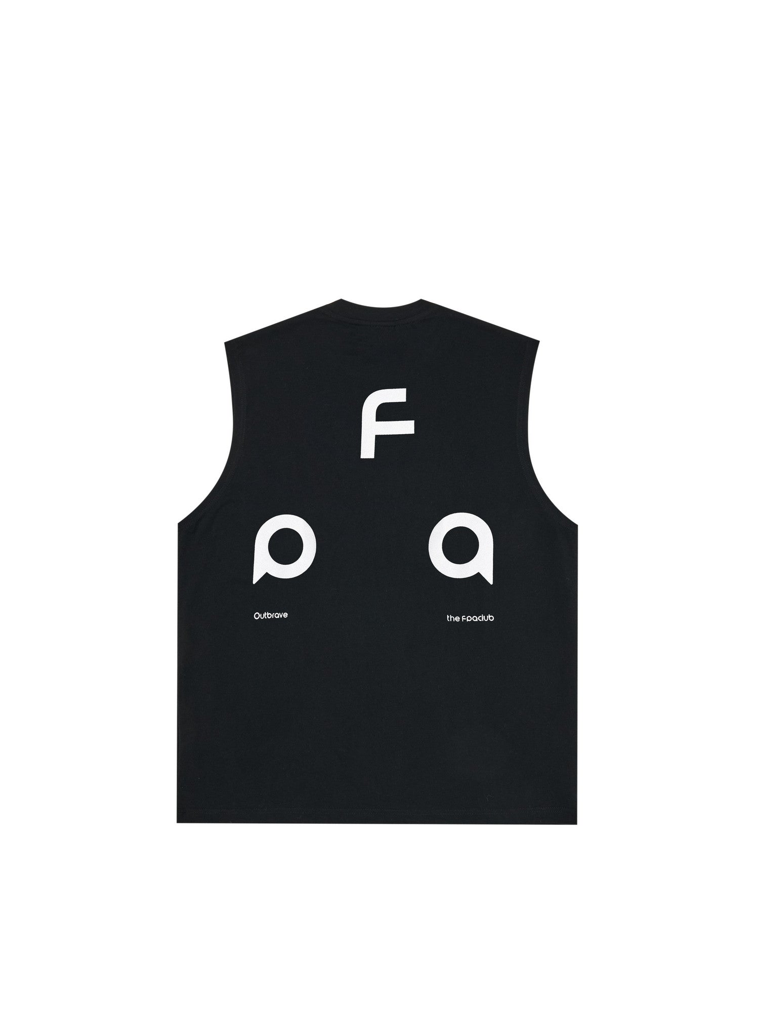 FPA Quick-Dry 7A Antibacterial Sleeveless Vest - Chinese Streetwear Trendy Loose Round Neck Printed Sports Fitness Tank Top