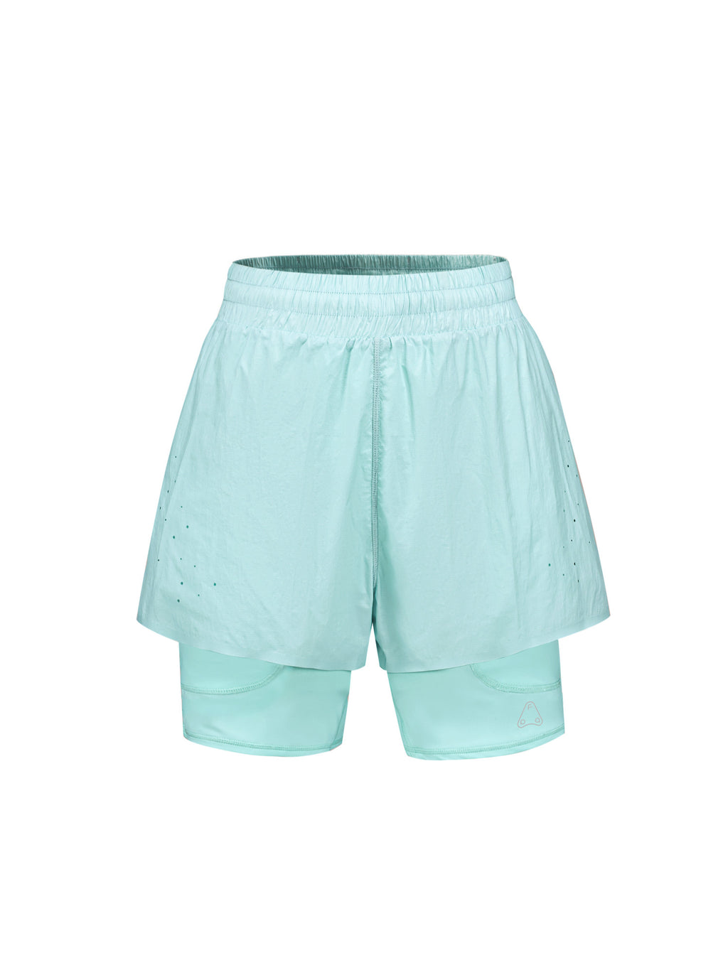FPA Breathable Sun-Protection Paneled Running Shorts for Summer Fitness Outdoor Couple Casual Two-Layer 3-Inch Shorts