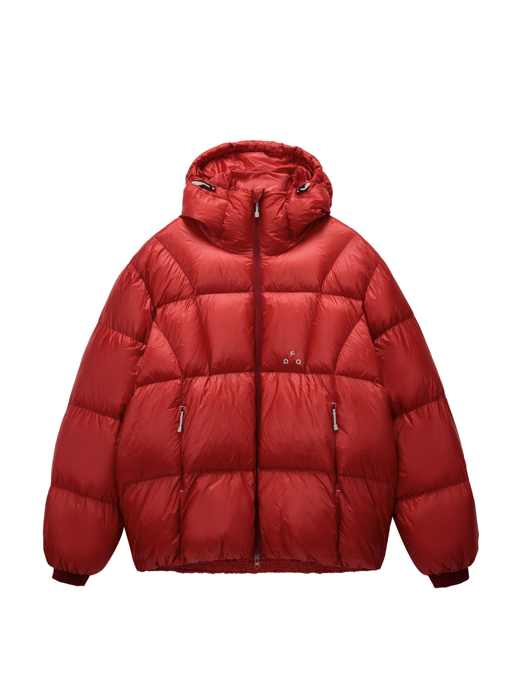 FPA95 Down 800 Fill Power Aurora Hooded Down Jacket in Chinese Red - New Year Limited Edition