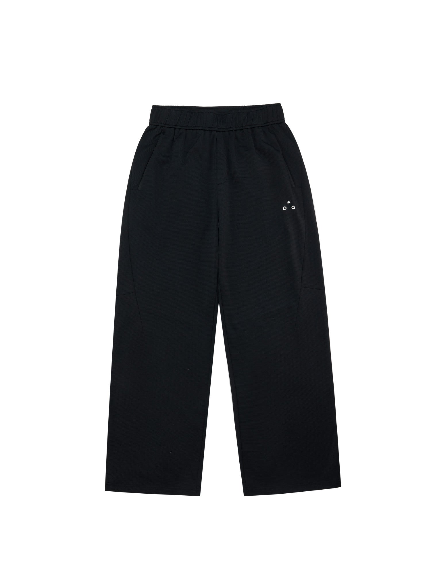 FPA Men's Lightweight Textured Knit Jogger Pants for Outdoor Running, Spring Loose Fit Casual Black Sweatpants