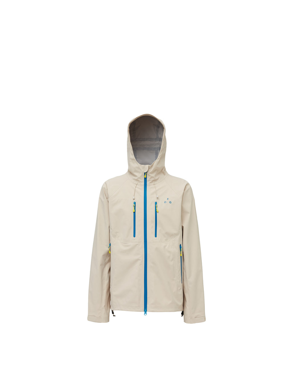 FPA Double-Zip Fully Taped Seams Rain Shield Jacket Outdoor Sports Three-Proof Mountaineering Clothes Coat