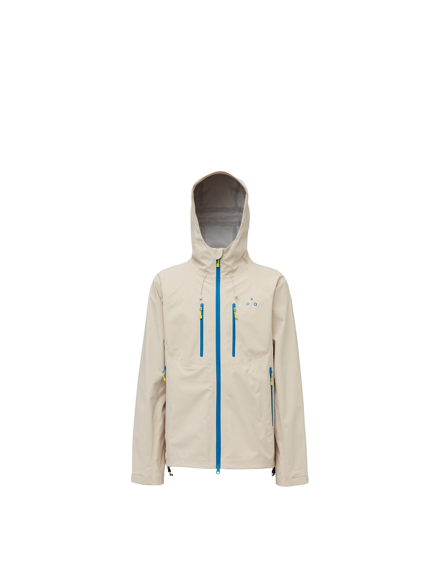 FPA Double-Zip Fully Taped Seams Rain Shield Jacket Outdoor Sports Three-Proof Mountaineering Clothes Coat