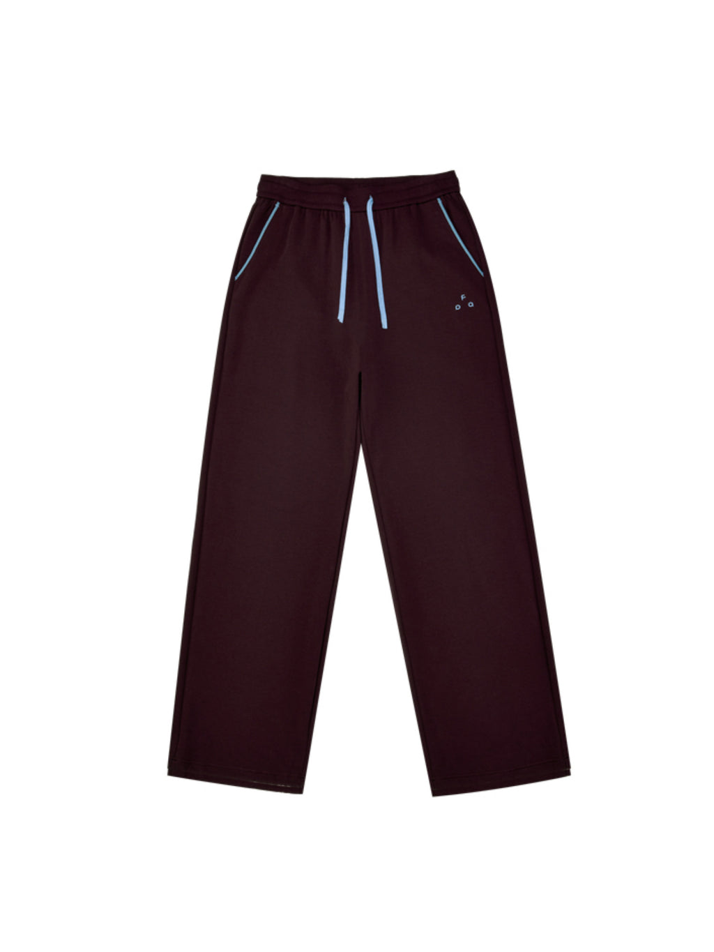 FPA Color-Block Casual Pants – Spring/Fall Outdoor Sport Set, Basic Logo Straight-Leg Loose Fit Sweatpants