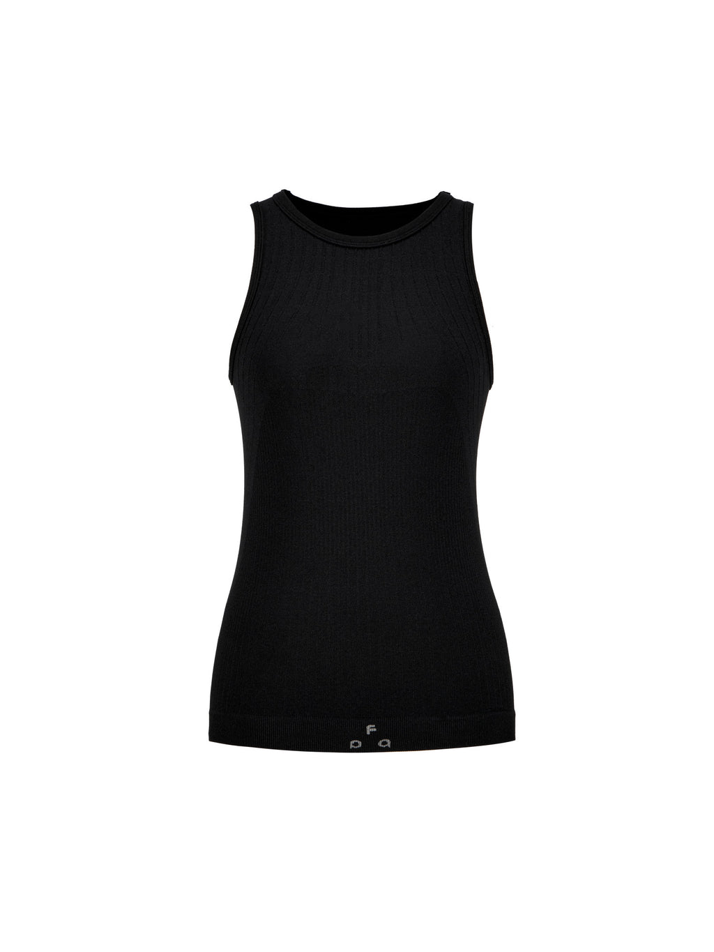 FPA Seamless Textured Knit Athletic Casual Vest – Summer Inner Layer Basic Logo Sleeveless Top