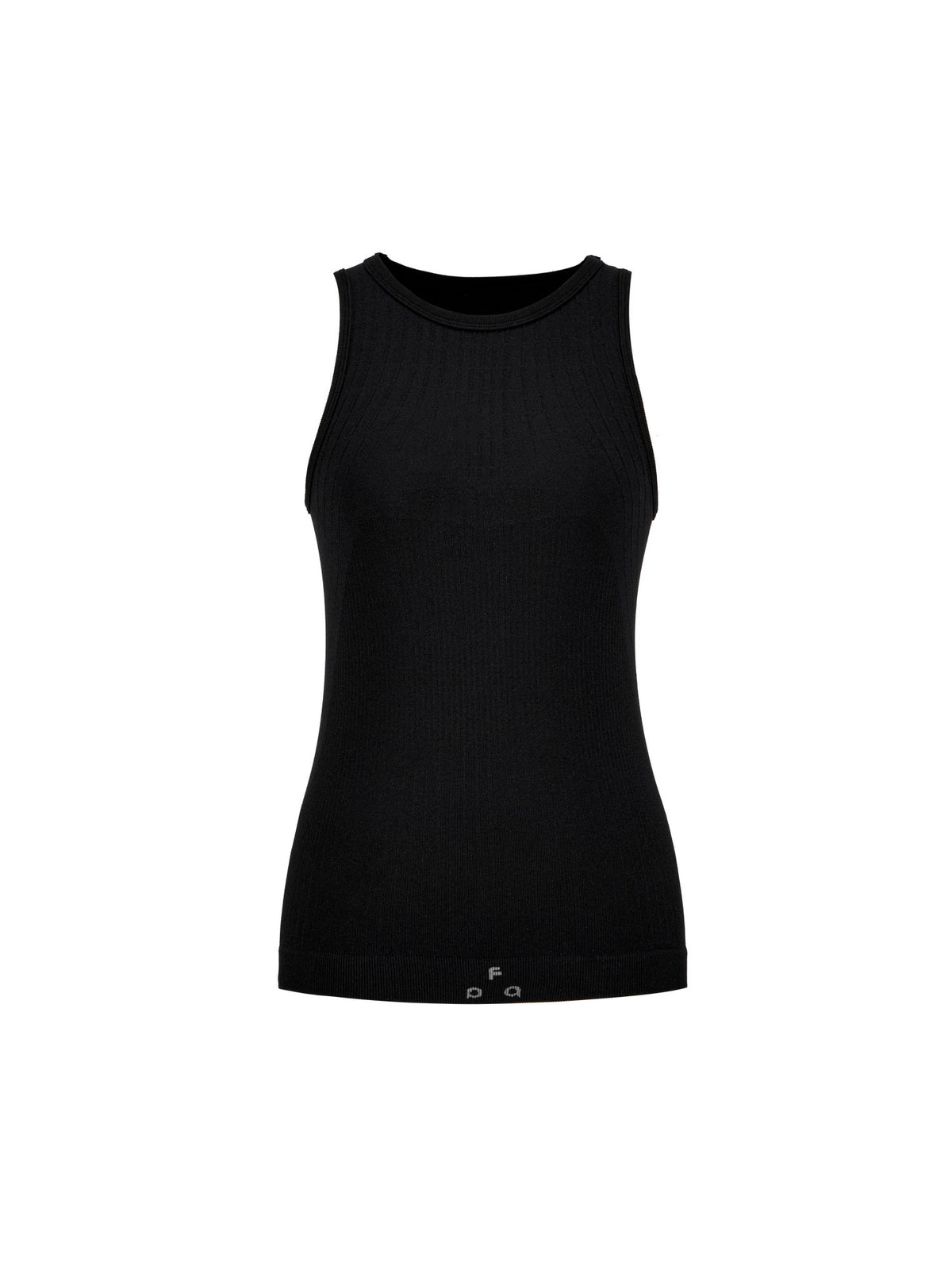FPA Seamless Textured Knit Athletic Casual Vest – Summer Inner Layer Basic Logo Sleeveless Top