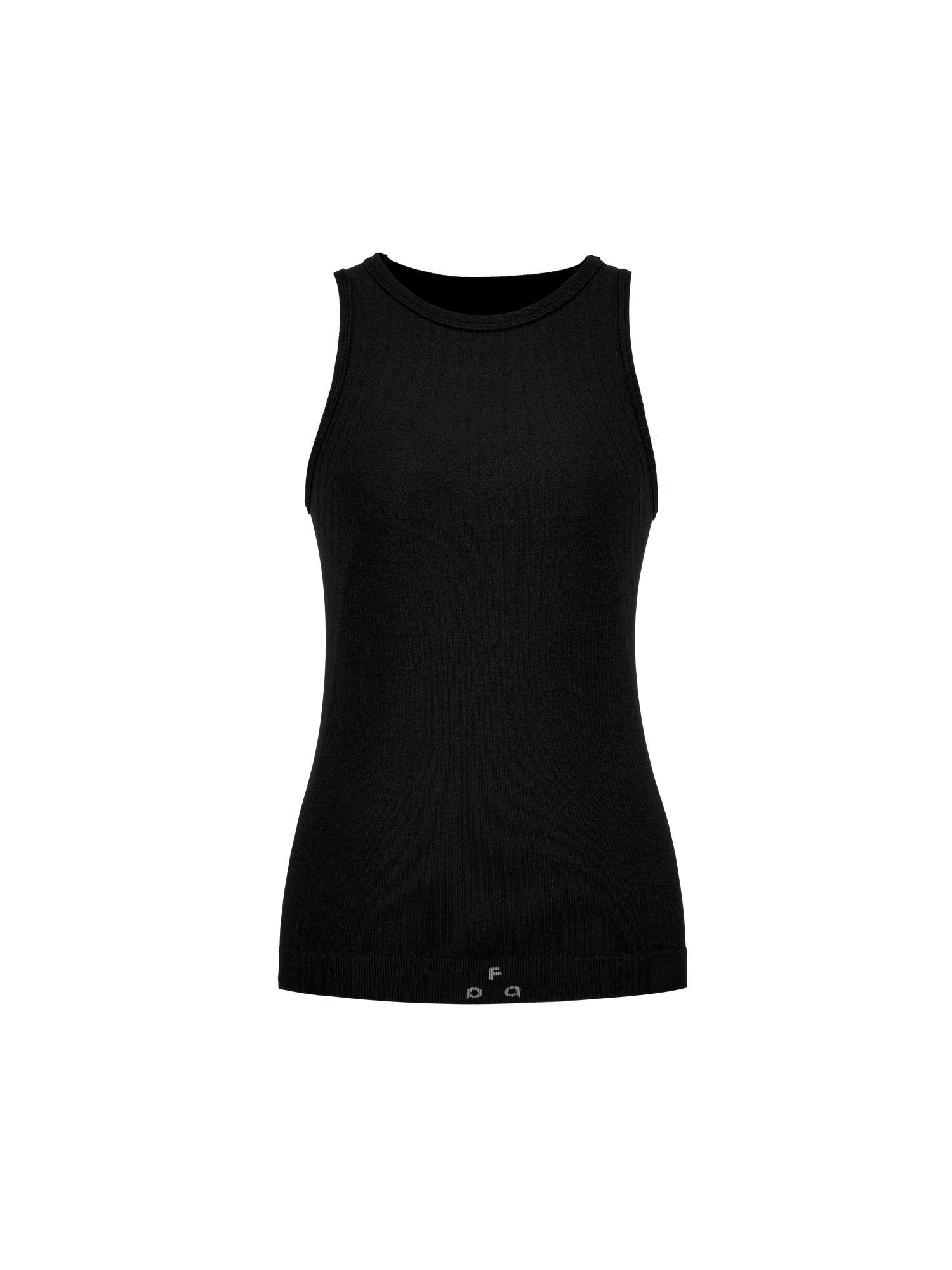 FPA Seamless Textured Knit Athletic Casual Vest – Summer Inner Layer Basic Logo Sleeveless Top