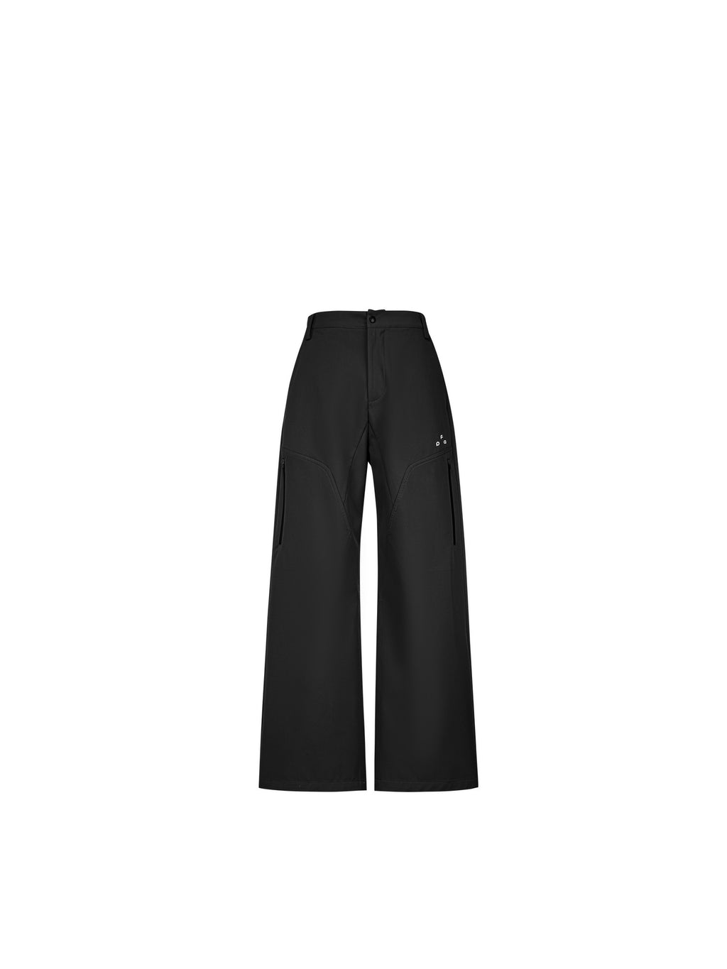 FPA Waterproof Softshell Outdoor Casual Pants – Chinese Streetwear Trend Loose Straight-Leg Sports Black Long Pants