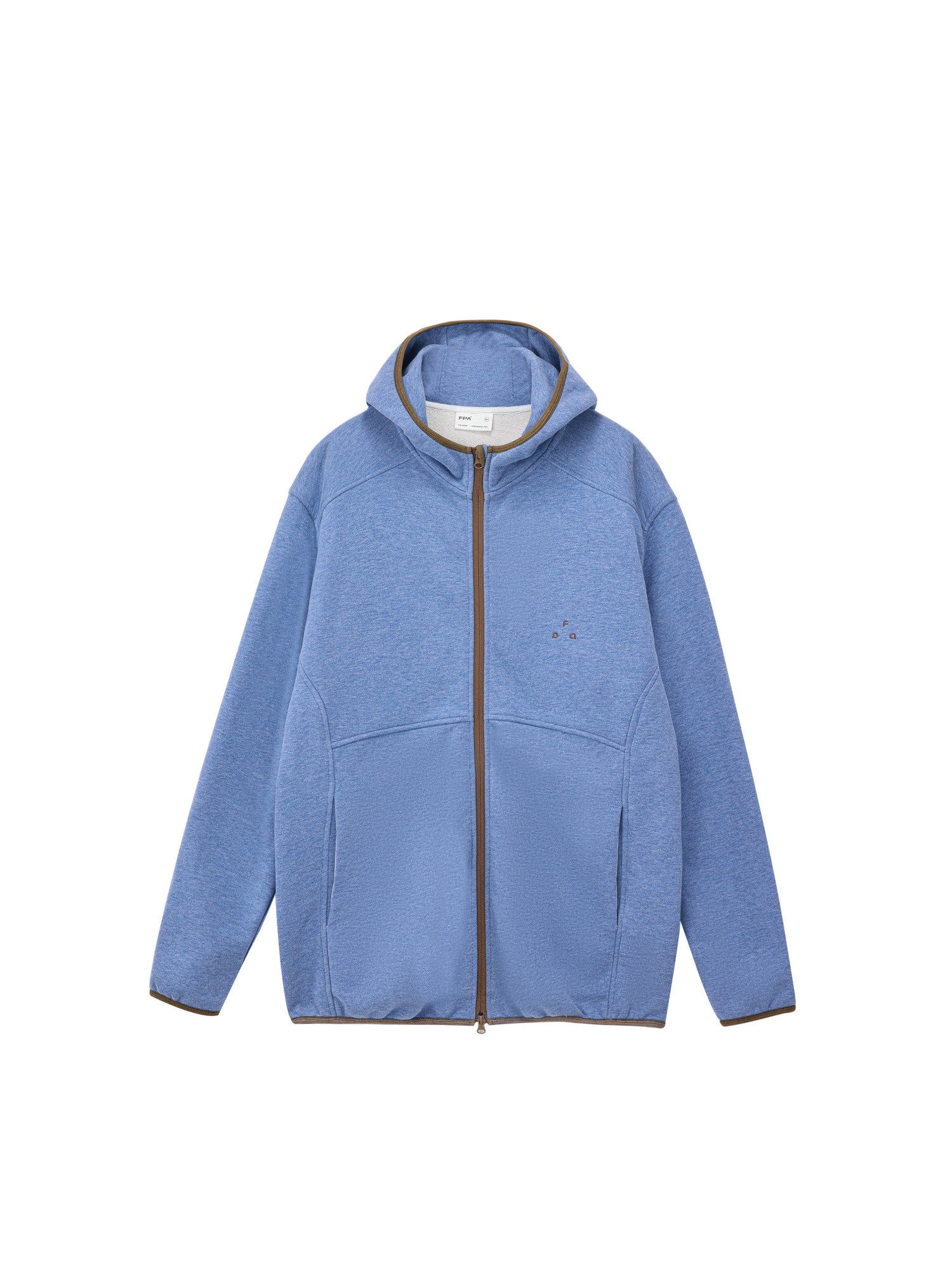FPA7A Antibacterial Cotton Thermal Zip Hoodie – Casual Retro Contrast Color Heavyweight Couple Hooded Jacket for Spring/Autumn