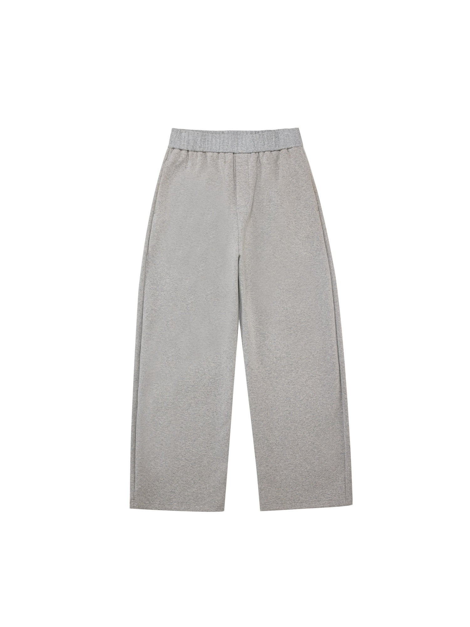 FPA Curved Sweatpants Knitted Textured Fleece Lounge Pants Straight Wide Leg Casual Basic Premium Versatile Trousers