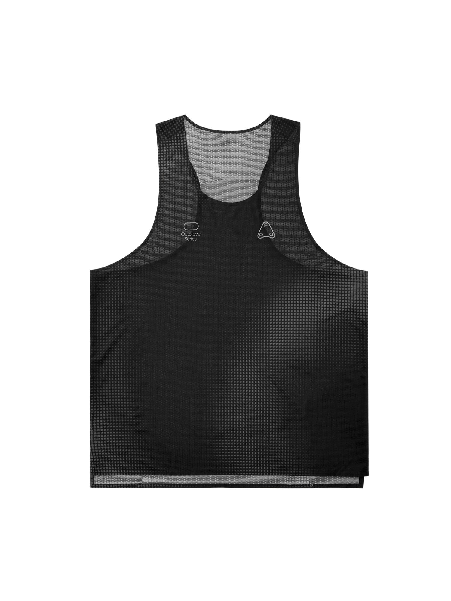 FPA Mesh Panel 3M Reflective Sports Vest Printed Tank Top for Outdoor Fitness, Basketball, Running