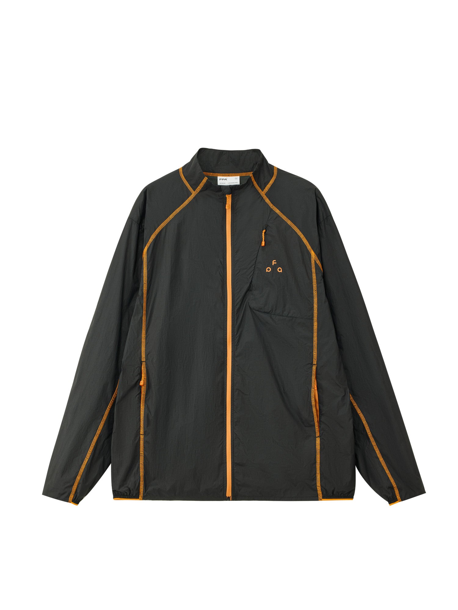 FPA Lightweight Sun Protection Sports Jacket Summer Color-Block Outdoor Fitness UPF50+ Stand Collar Couple Jacket