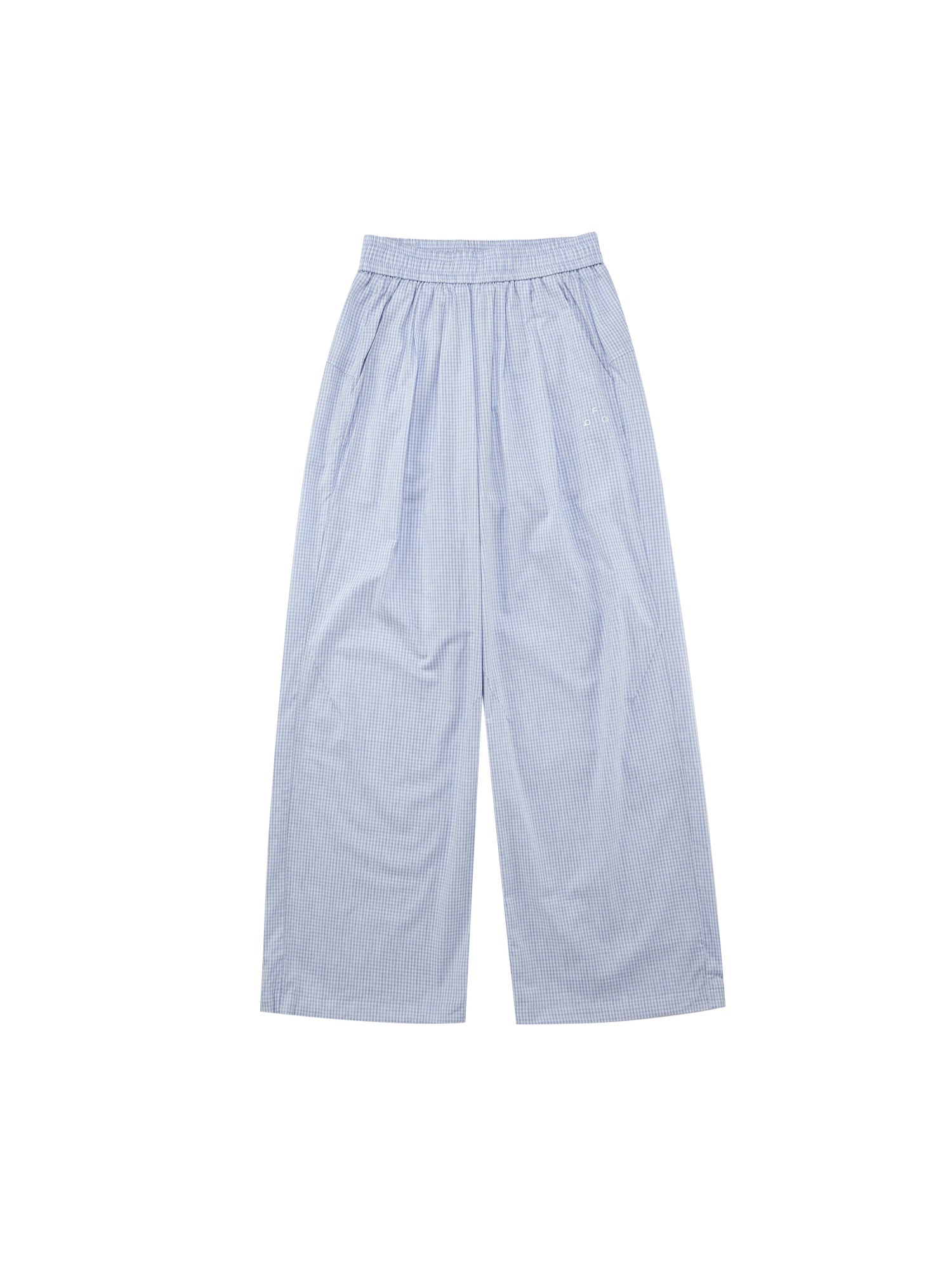 FPA High-Count Dense Casual Lightweight Plaid Trousers for Women Summer Wide-Leg Outdoor Sports Versatile Check Pants