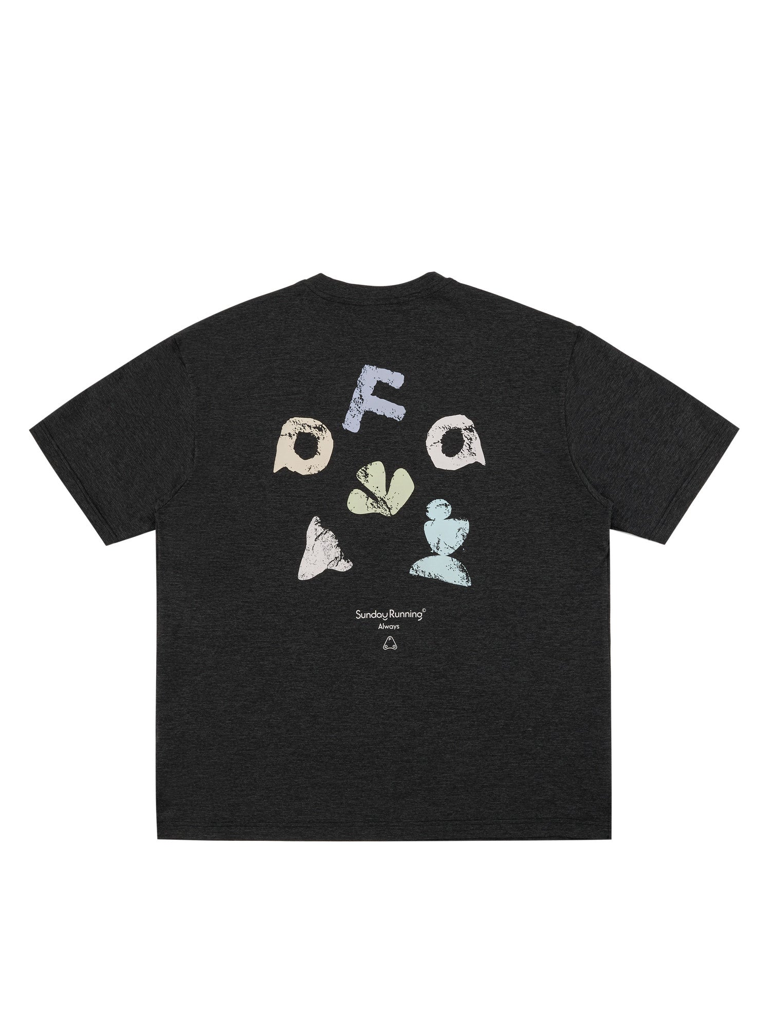 FPA Quick-Dry Breathable Outdoor Sports Contrast Color Short Sleeve Summer Round Neck Printed Casual Couple Mid-Sleeve T-Shirt