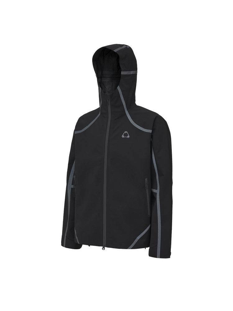 FPA 3L Outdoor Hardshell Jacket with Waterproof Breathable Technology - Light Arc Inner and Outer Seam Sealing