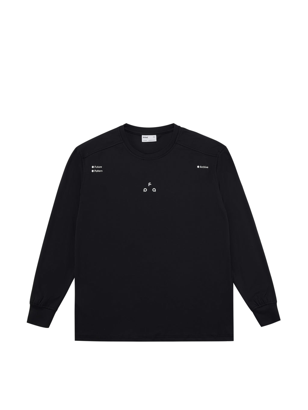 FPA Moisture-Wicking UPF50+ Sun Protection Basic Long Sleeve T-Shirt, Streetwear Logo, Crew Neck, Loose Fit, Couple Matching Tee