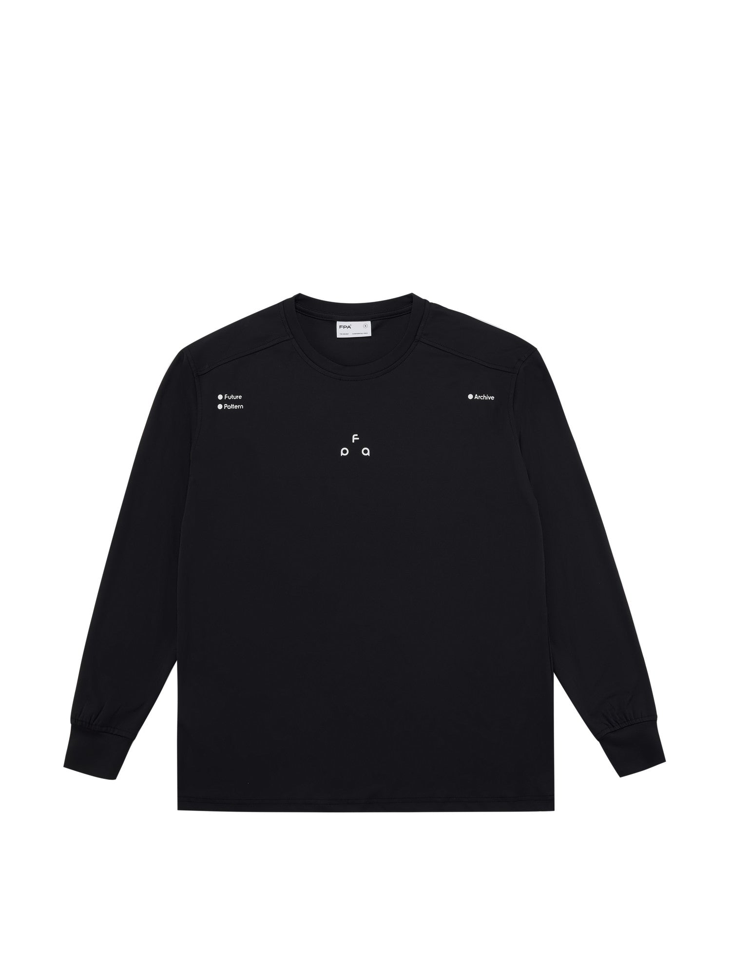 FPA Moisture-Wicking UPF50+ Sun Protection Basic Long Sleeve T-Shirt, Streetwear Logo, Crew Neck, Loose Fit, Couple Matching Tee