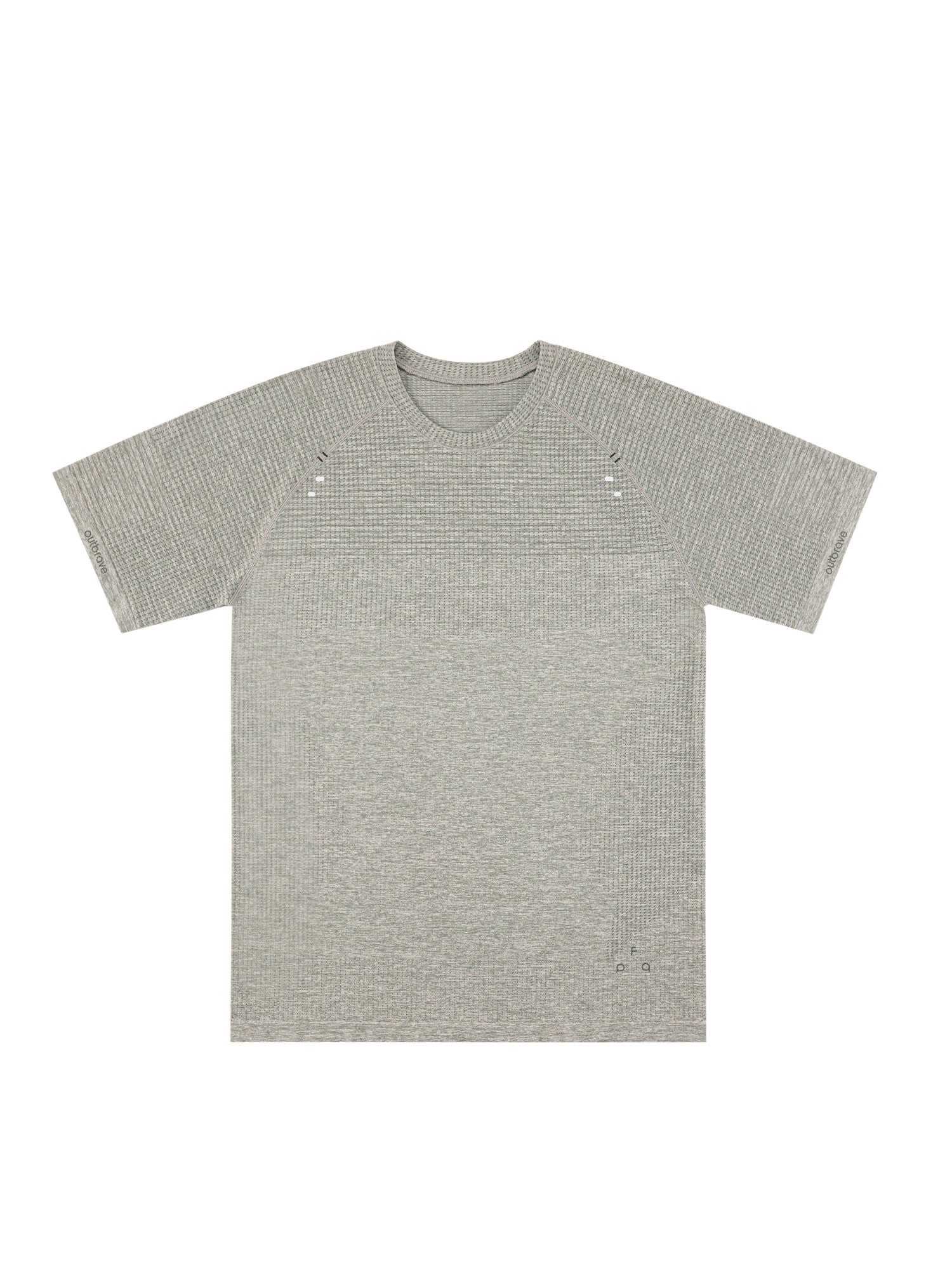 FPA Knit Sports Striped Short Sleeve Tee - Summer Round Neck Basic Outdoor Breathable Fitness T-Shirt for Men