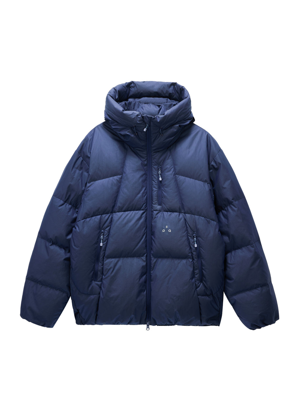 FPA Skin-Touch Glossy No-Wash Quilted Hooded Down Jacket for Winter Outdoor Sports, Unisex Couple Style