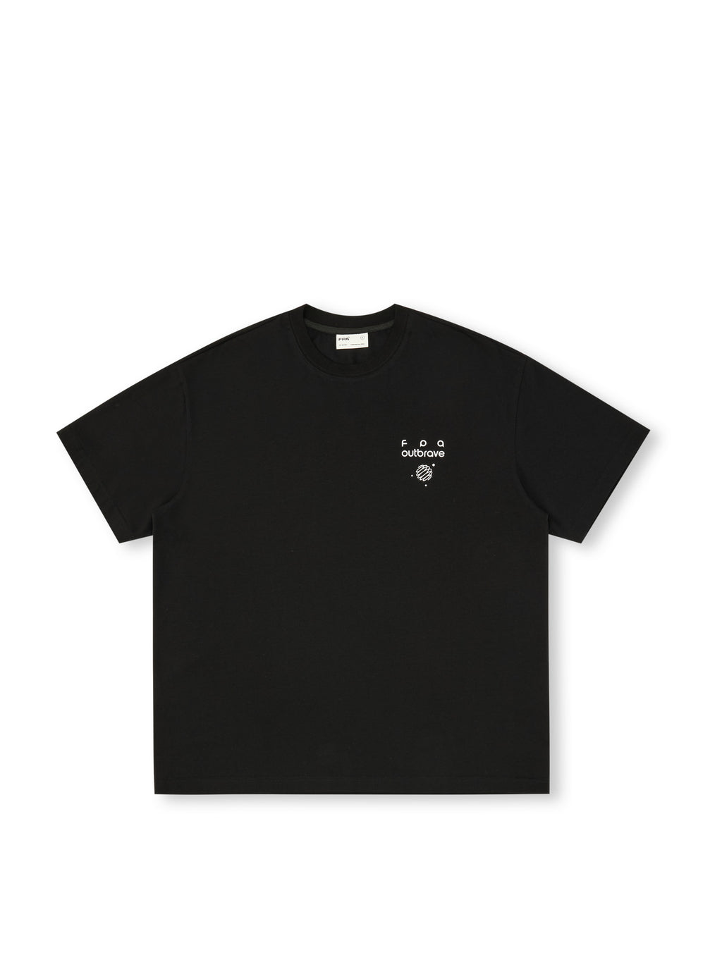 FPA Sport Cooling Ice-Feel Short Sleeve T-Shirt - Summer Crew Neck Chinese Streetwear Trendy Couple Half Sleeve Black Tee for Men