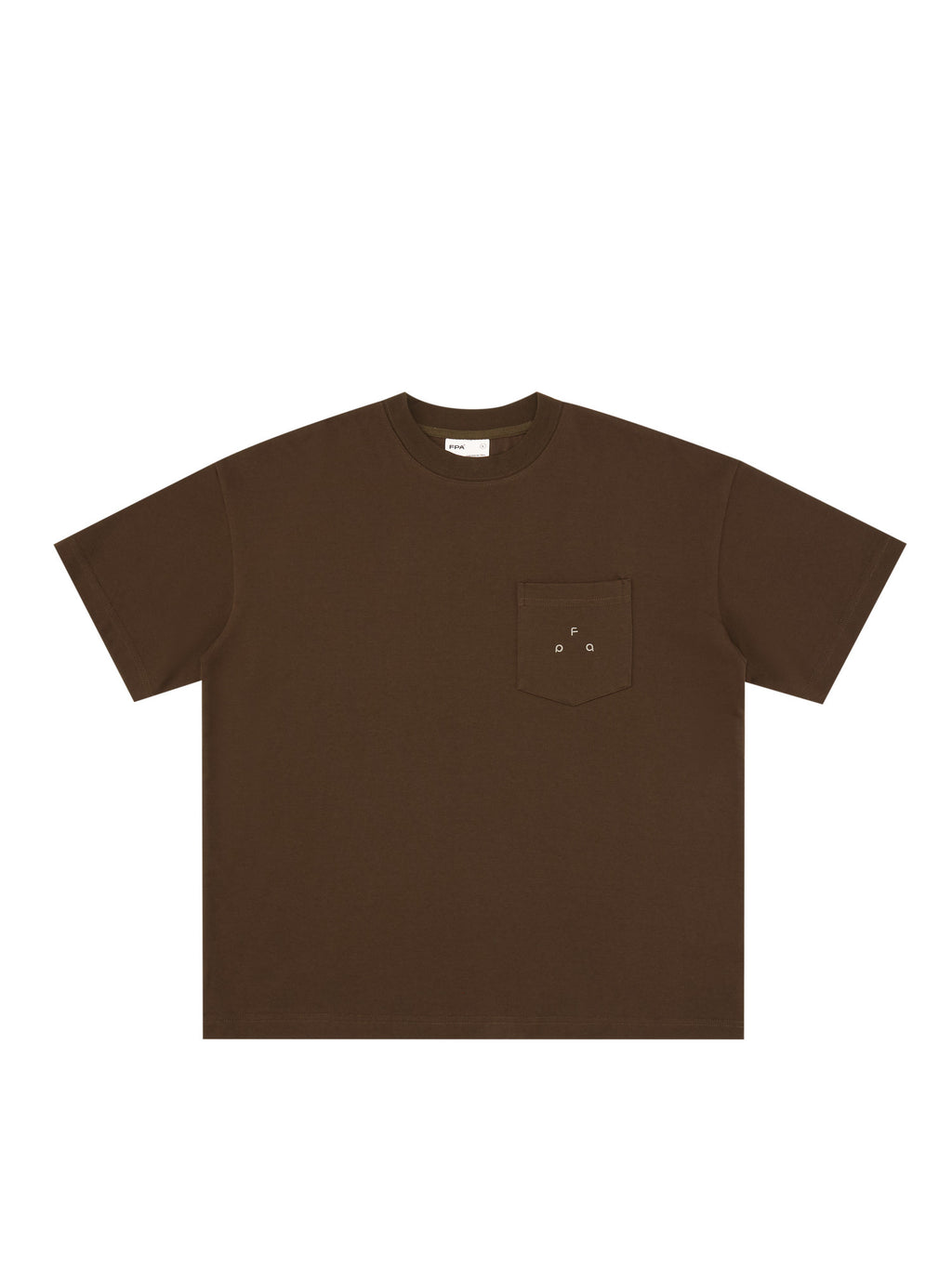 FPA Cool-Touch Quick-Dry Pocket Embroidered Logo Short Sleeve T-Shirt - Chinese Streetwear Loose Round Neck Half Sleeve Tee for Men