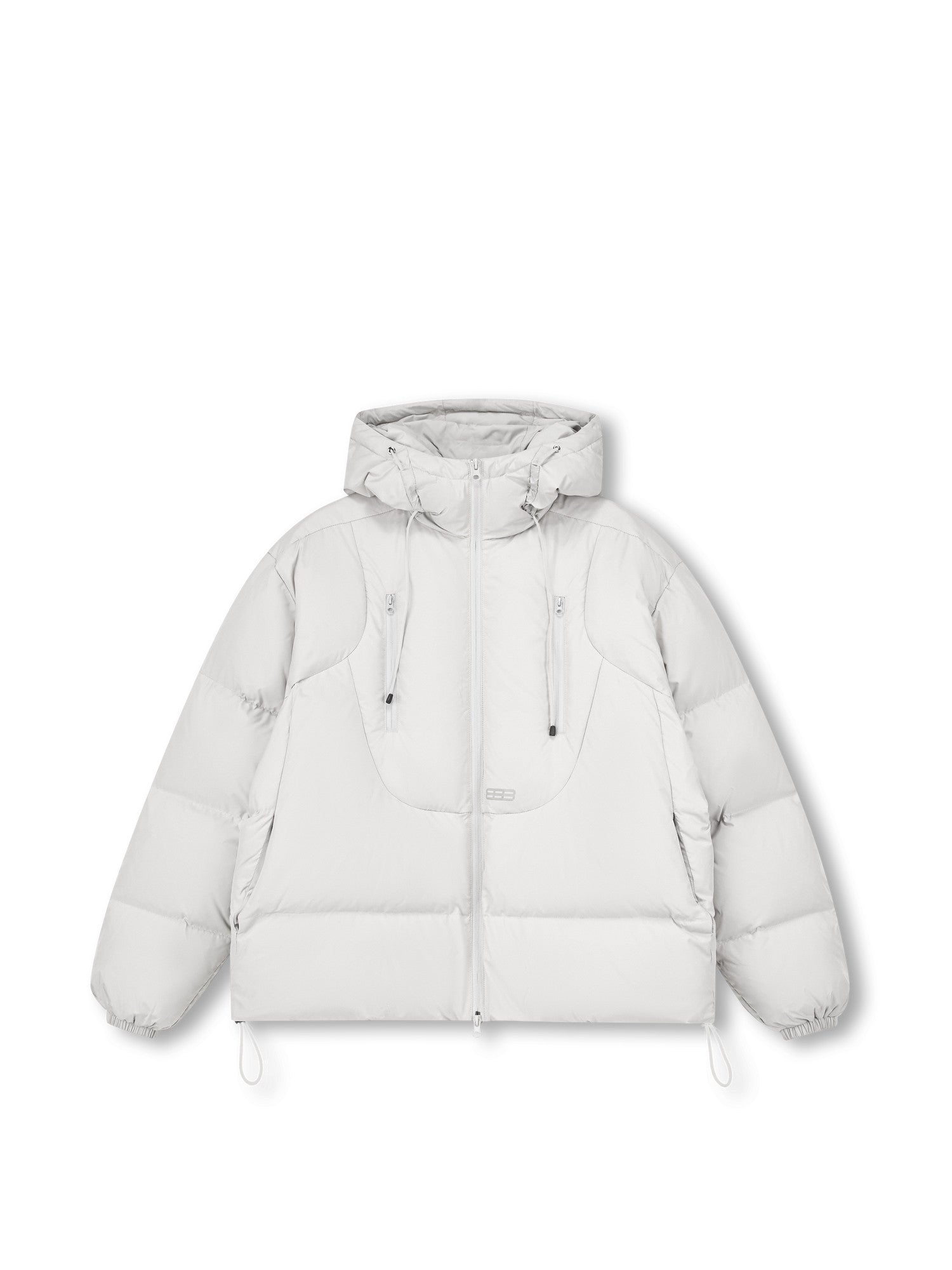 FPA Double-Zip Hooded Down Jacket – Chinese Streetwear Trend Winter Short Couple Warm Coat