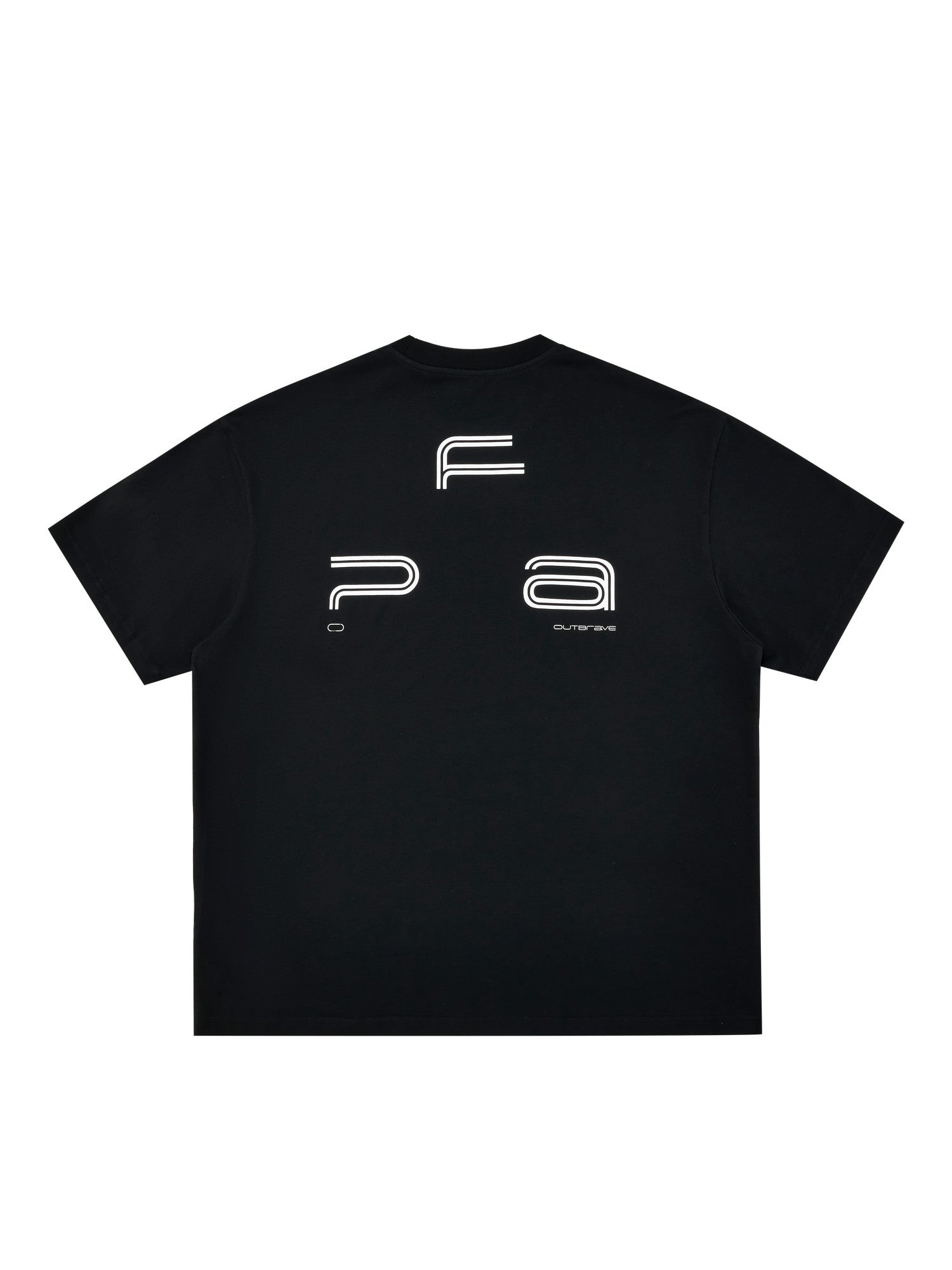 FPA COOLMAX Short Sleeve T-Shirt for Sports, Quick-Dry Cooling Basic Logo Couple Round Neck Summer Tee