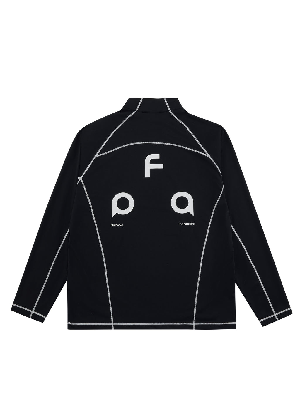 FPA Color-Block Long-Sleeve Cycling T-Shirt for Men and Women, Autumn Half-Zip Half-Turtleneck, Quick-Dry, Athletic Top