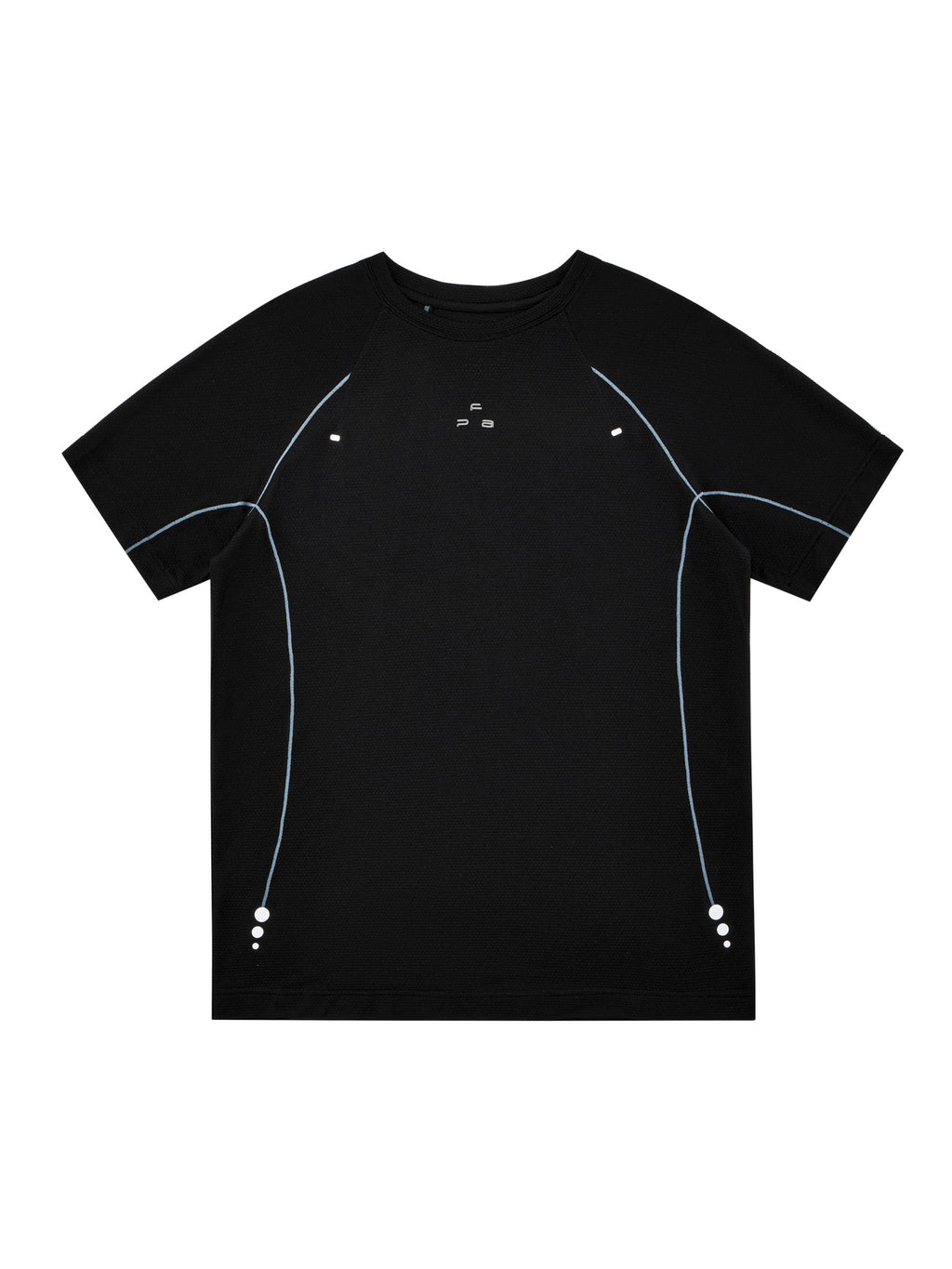 FPA Textured Breathable Lyocell Quick-Dry Printed Short Sleeve T-Shirt for Men, Summer Design, Premium Basic Casual Crew Neck