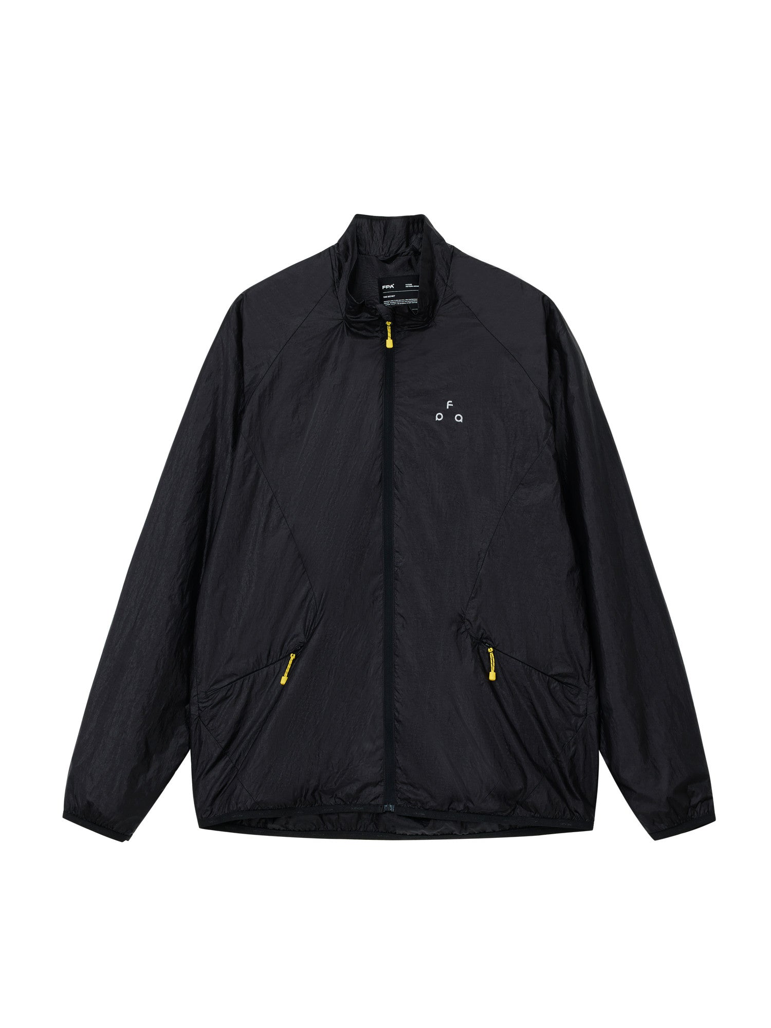 FPA Structured Triangle Print Jacket – Spring Casual Unisex Stand Collar Loose Lightweight Outdoor Sports Jacket