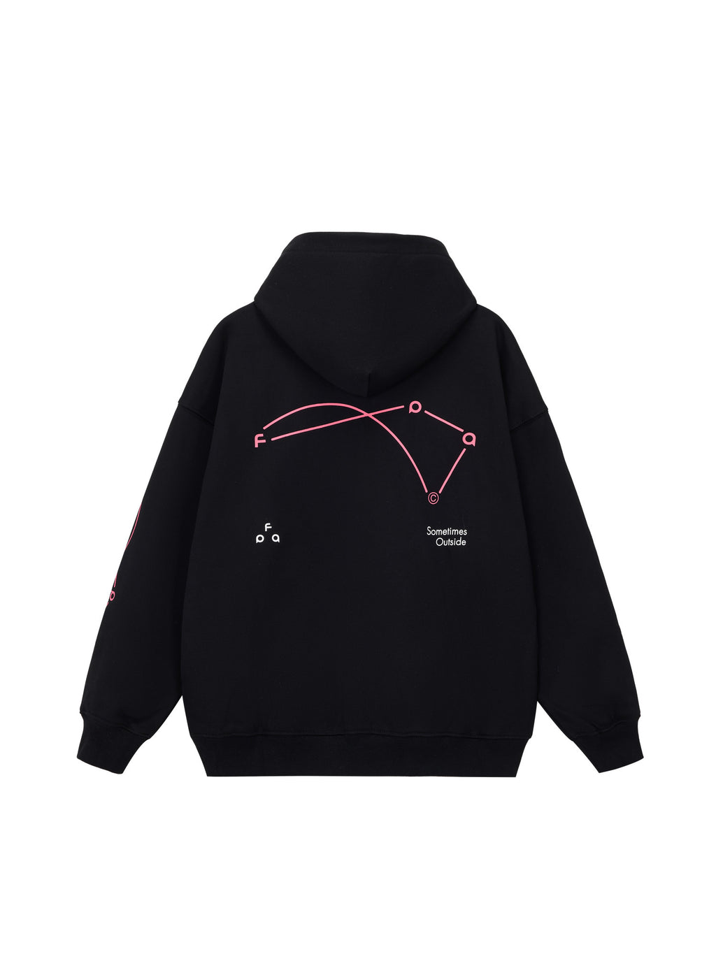 FPA Warm Fleece Color-Block Hoodie for Couples