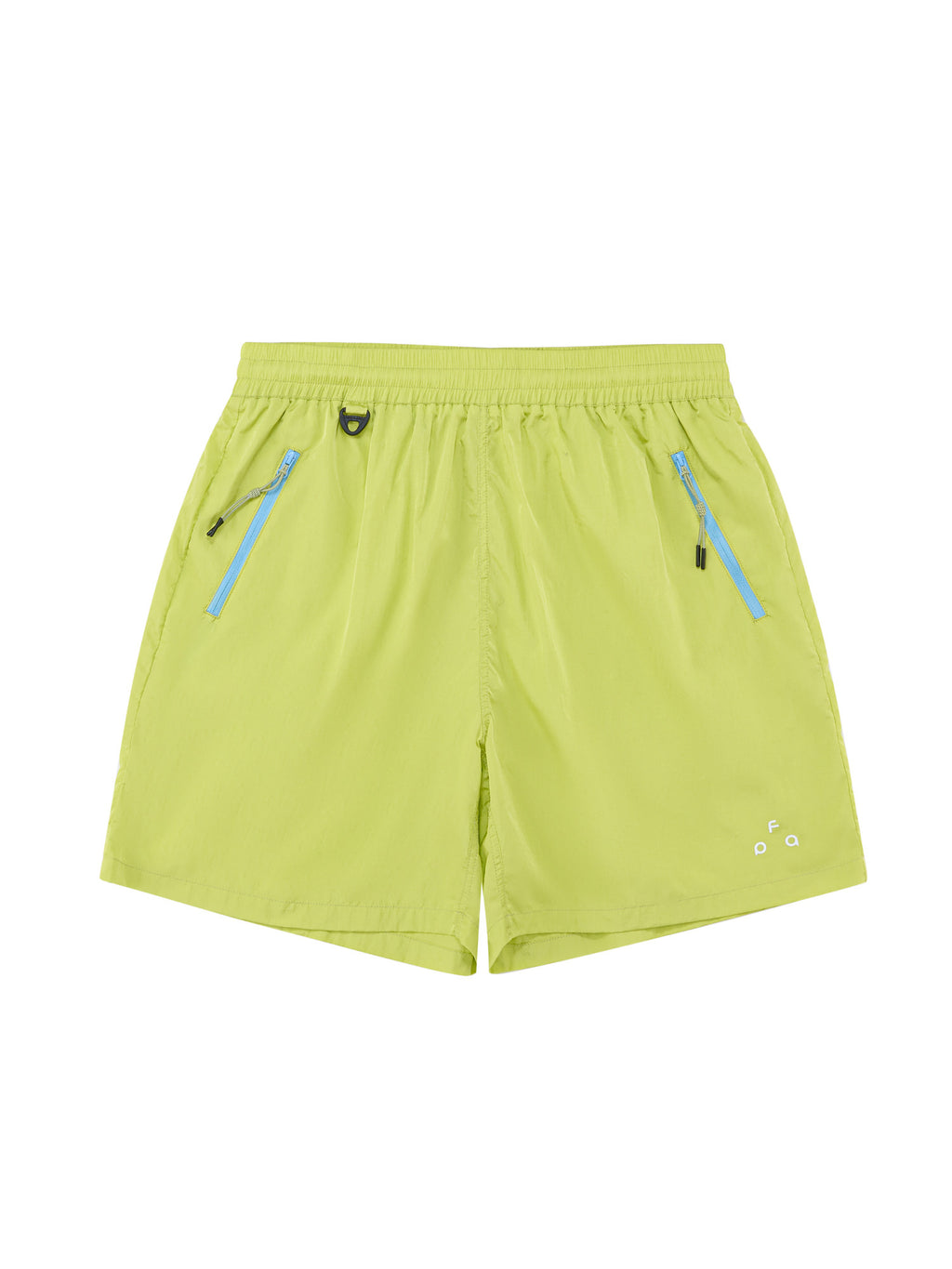 FPA Outdoor Sun-Protection Contrast-Color Zip Print Shorts Summer Niche Design Loose Running Fitness Sports Pants