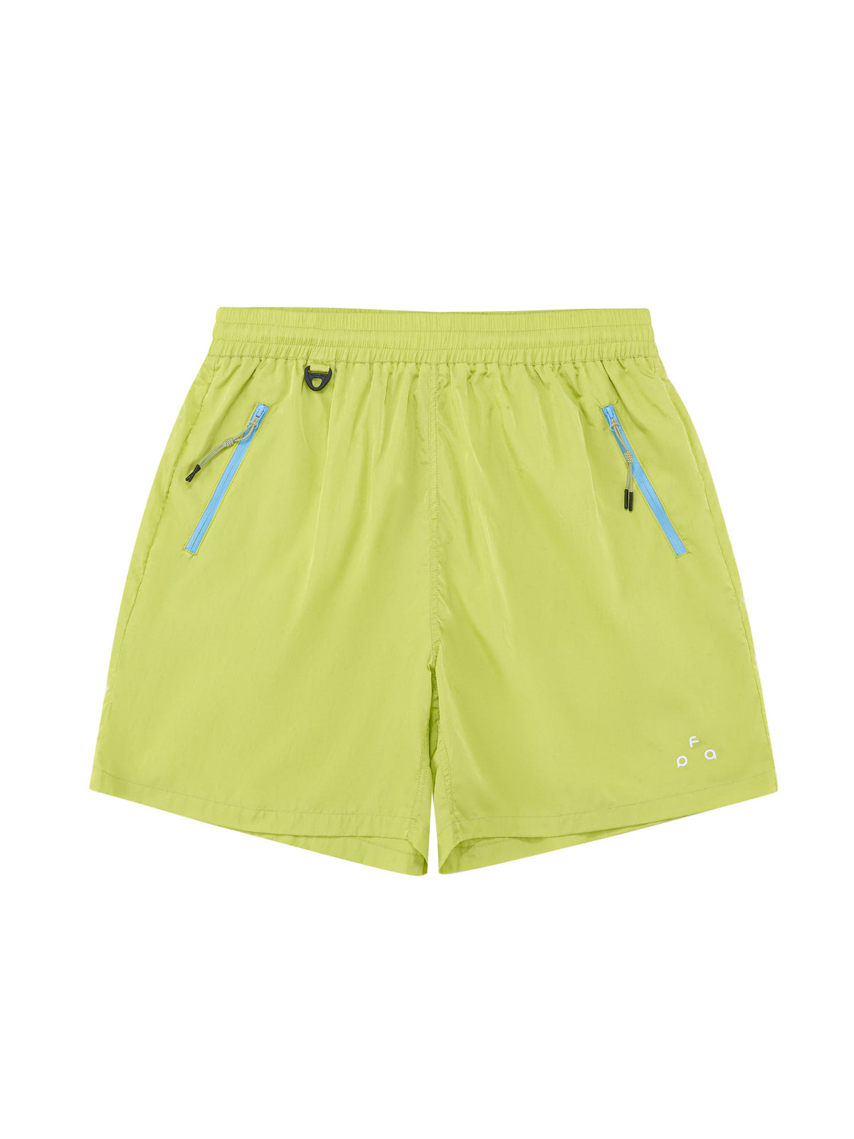 FPA Outdoor Sun-Protection Contrast-Color Zip Print Shorts Summer Niche Design Loose Running Fitness Sports Pants