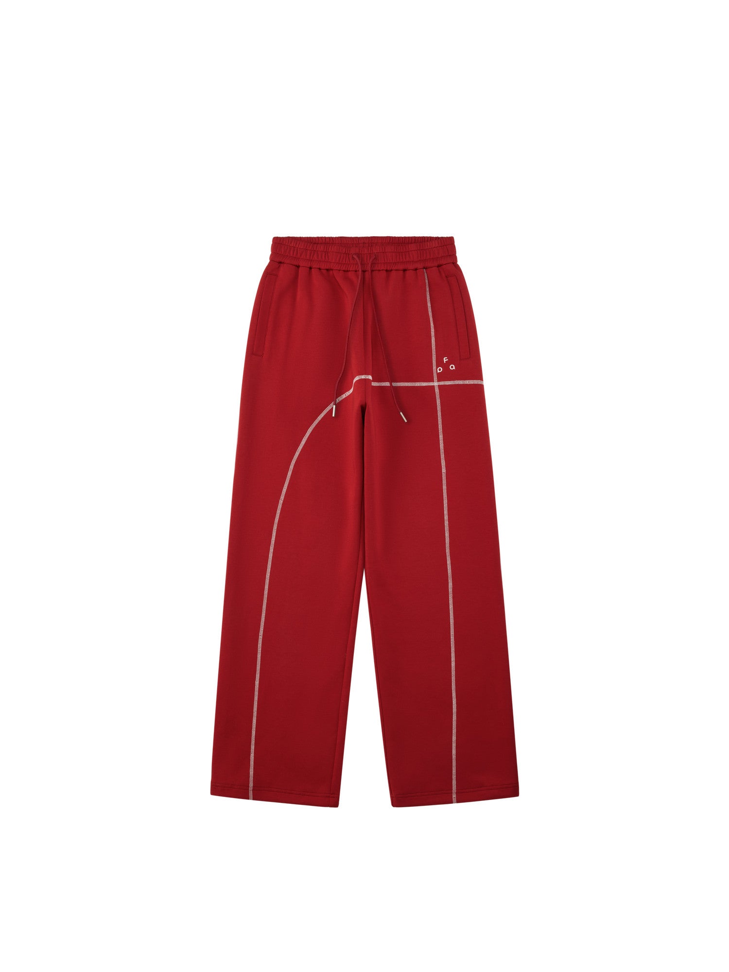 FPA Hasuo Thermostatic Athletic Casual Pants - Chinese New Year Red Straight-Leg Sweatpants