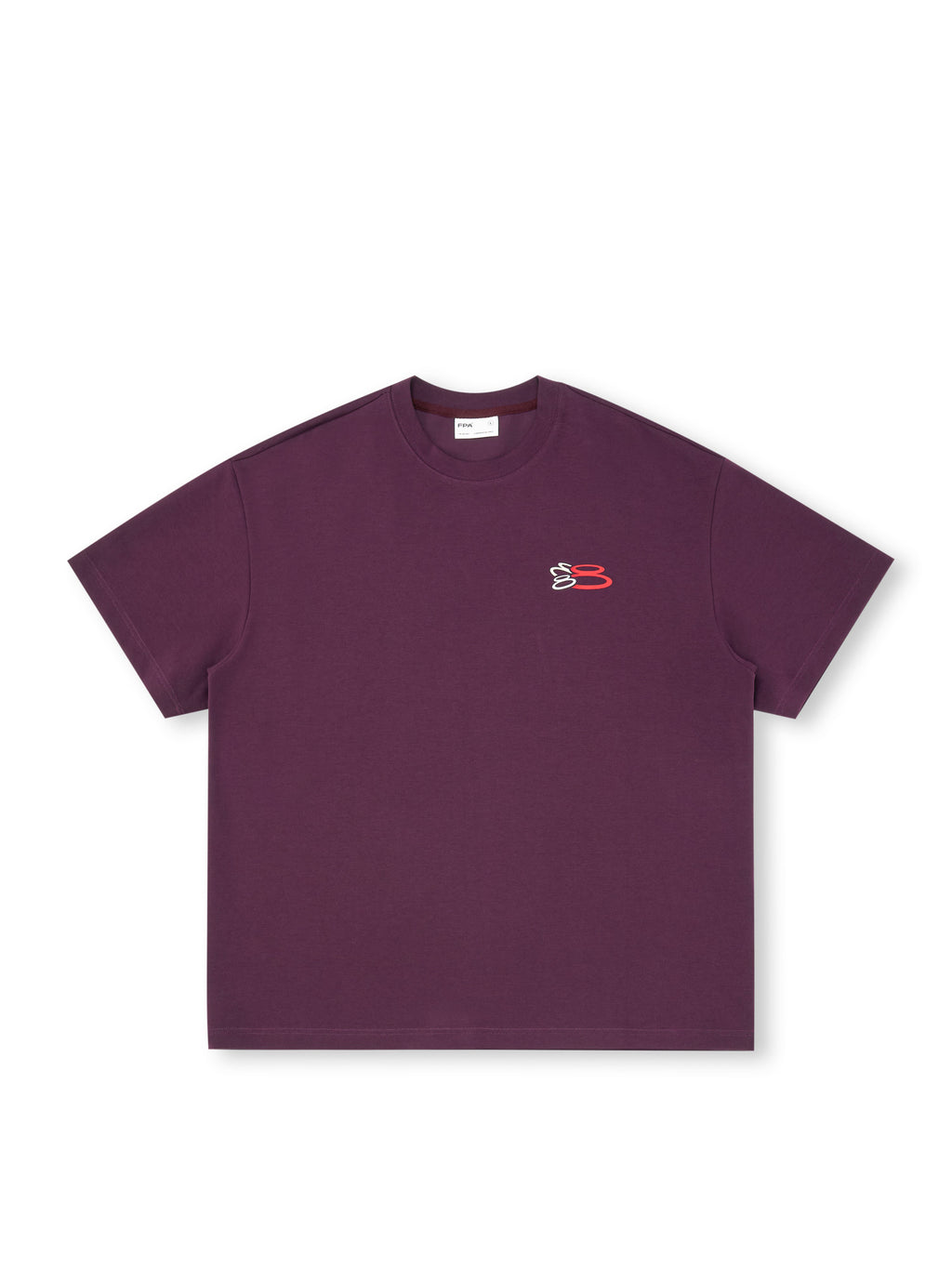 FPA Colorful Logo Short Sleeve T-Shirt - Summer American Streetwear Unisex Loose Heavyweight Crew Neck Tee for Men