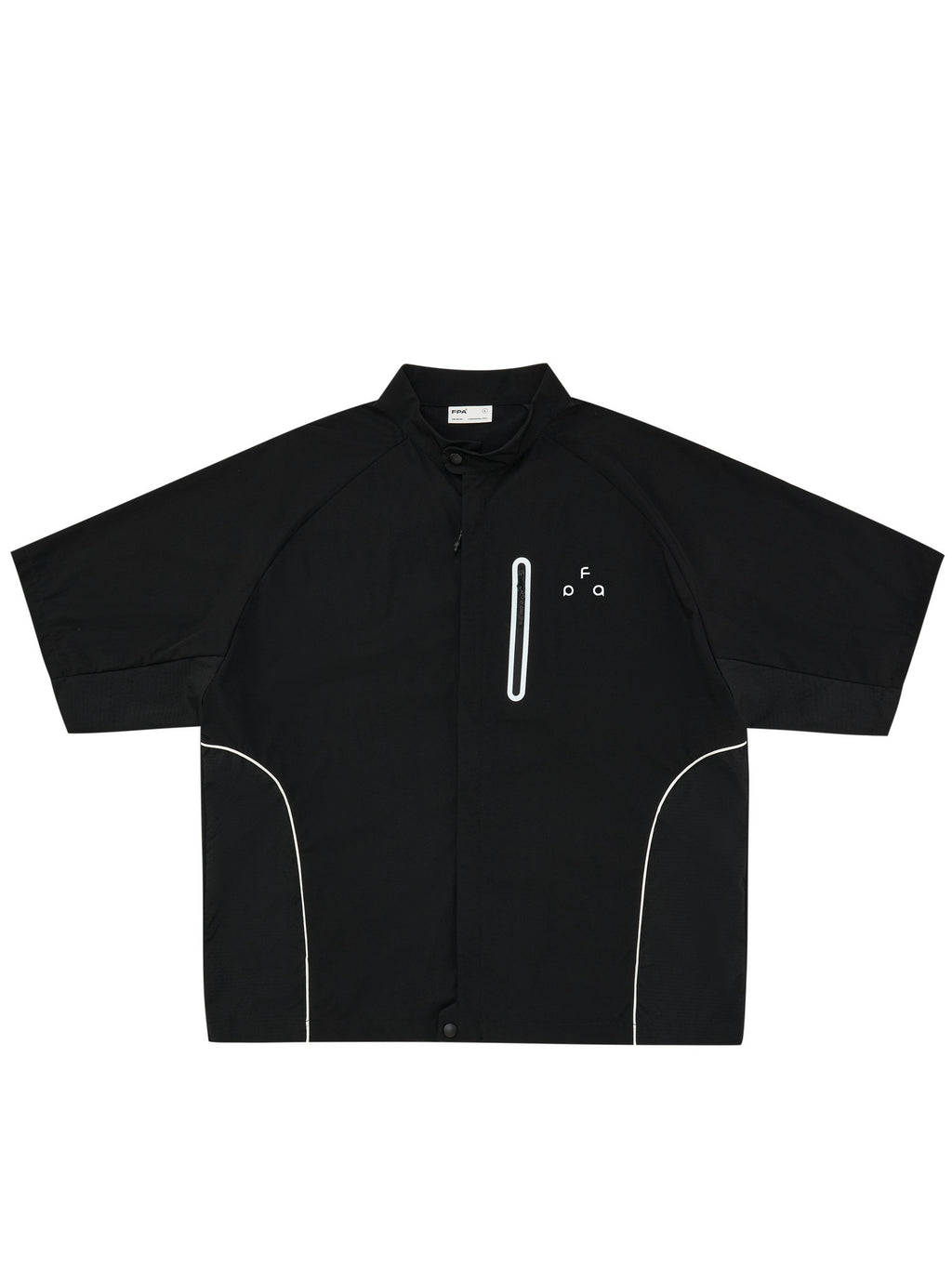 FPA Cool-Touch Quick-Dry Sports Short-Sleeve Shirt – American-Style Outdoor Color-Block Summer Streetwear Zip-Up Shirt Jacket