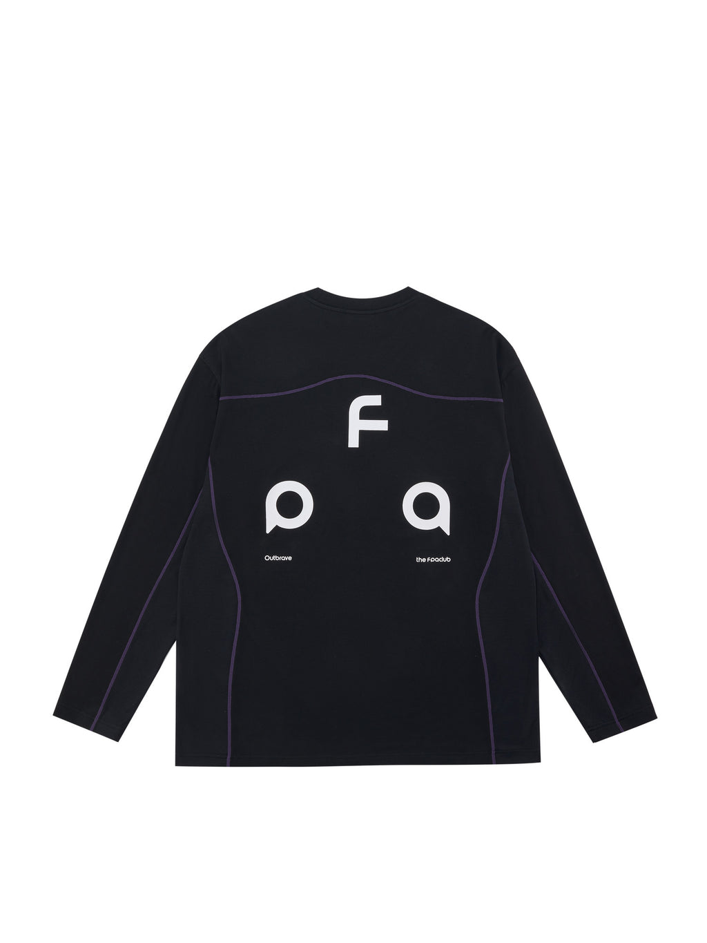 FPA Cool-Touch Quick-Dry Long-Sleeve Sports Shirt - Chinese Streetwear Contrast Stitching Couple Outdoor Spring T-Shirt for Men