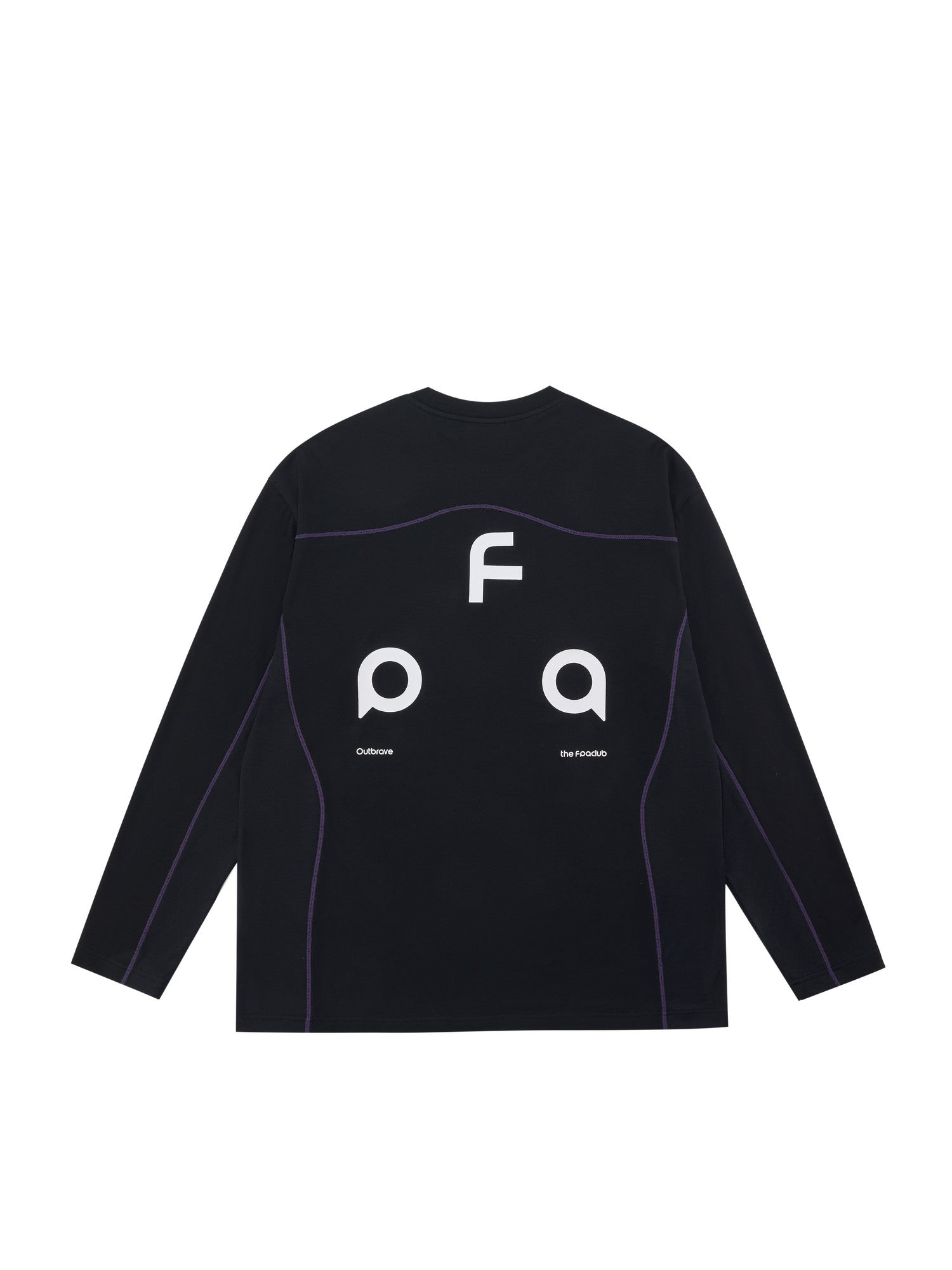 FPA Cool-Touch Quick-Dry Long-Sleeve Sports Shirt - Chinese Streetwear Contrast Stitching Couple Outdoor Spring T-Shirt for Men