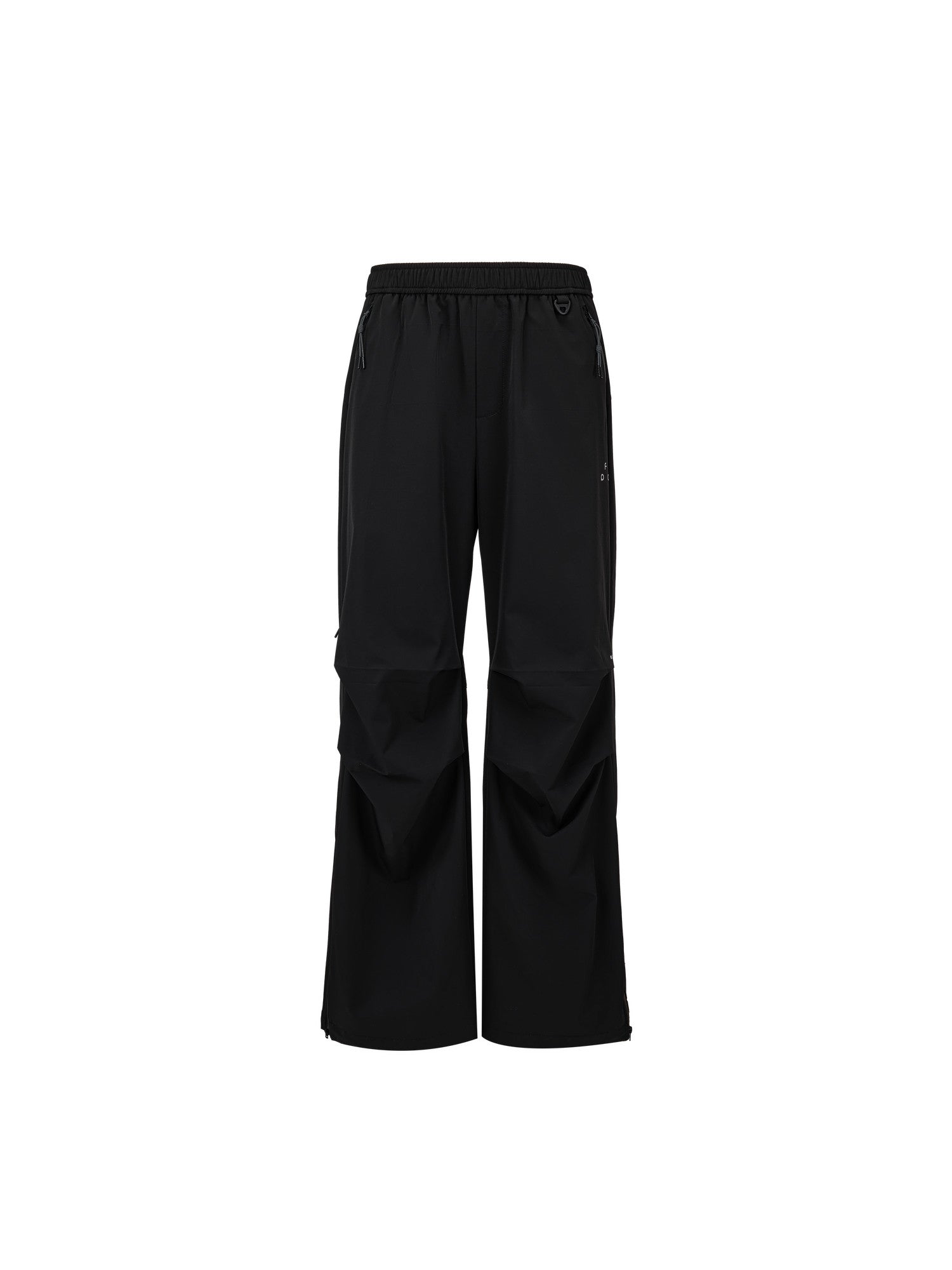 FPA Outdoor Water-Repellent Zipper Composite Hiking Pants, Chinese Street Style Trendy Loose Casual Sports Pants for Men