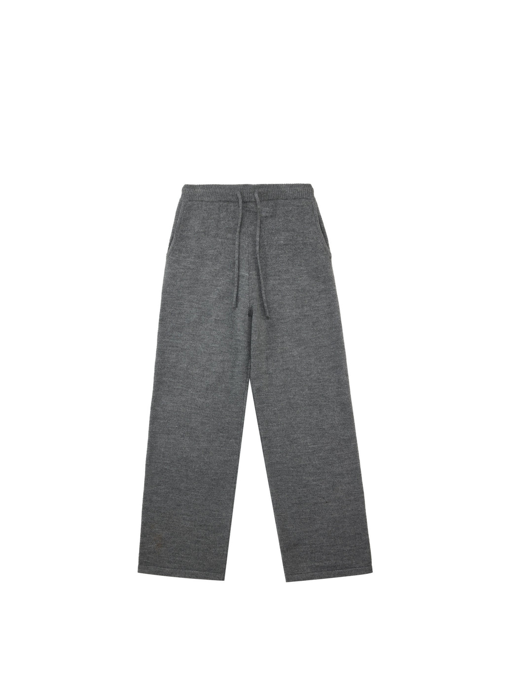 FPA Merino Wool Anti-Pilling Knit Casual Trousers Autumn/Winter Retro Track Suit Straight-Leg Knit Pants